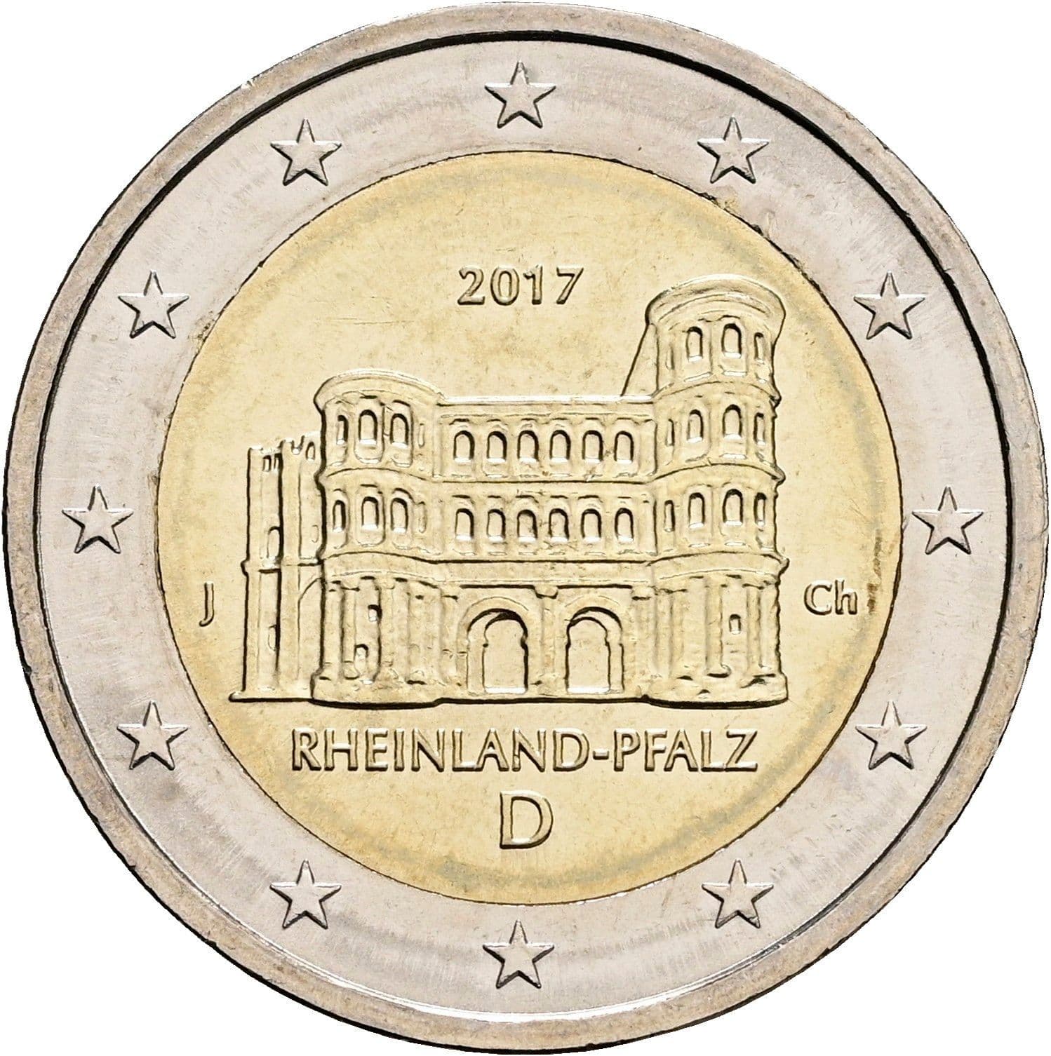2 Euro 2017 – Rückseite