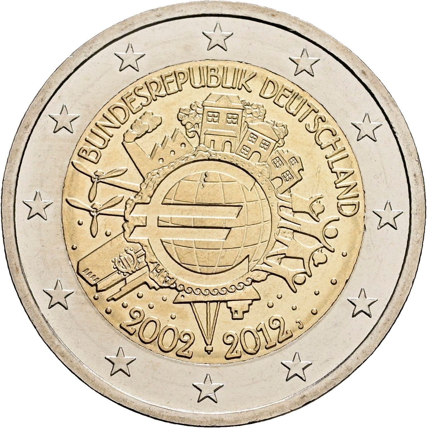 2 Euro 2012 – Rückseite