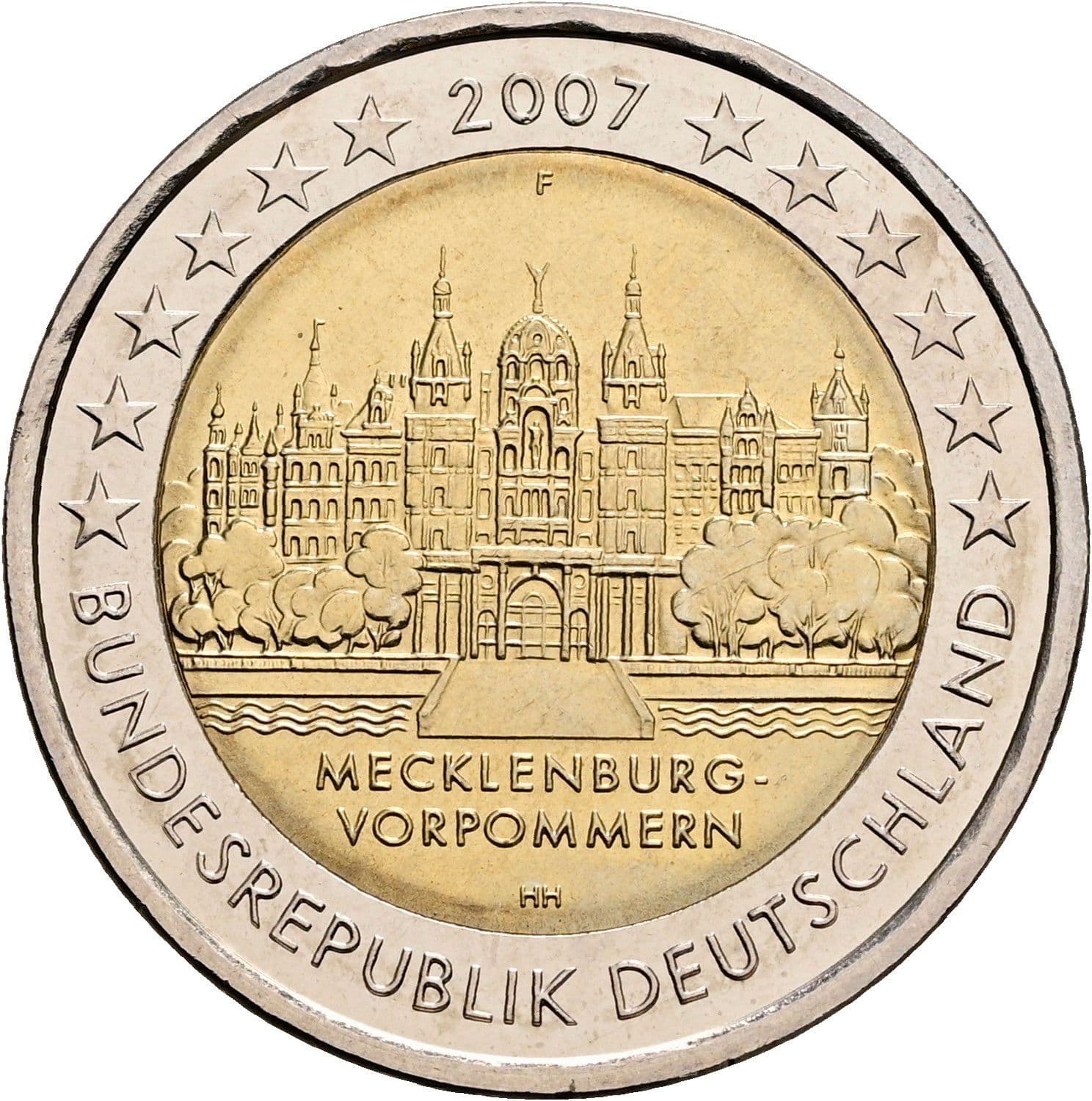 2 Euro 2007 – Rückseite
