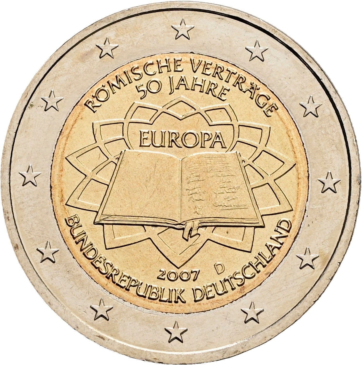 2 Euro 2007 – Rückseite