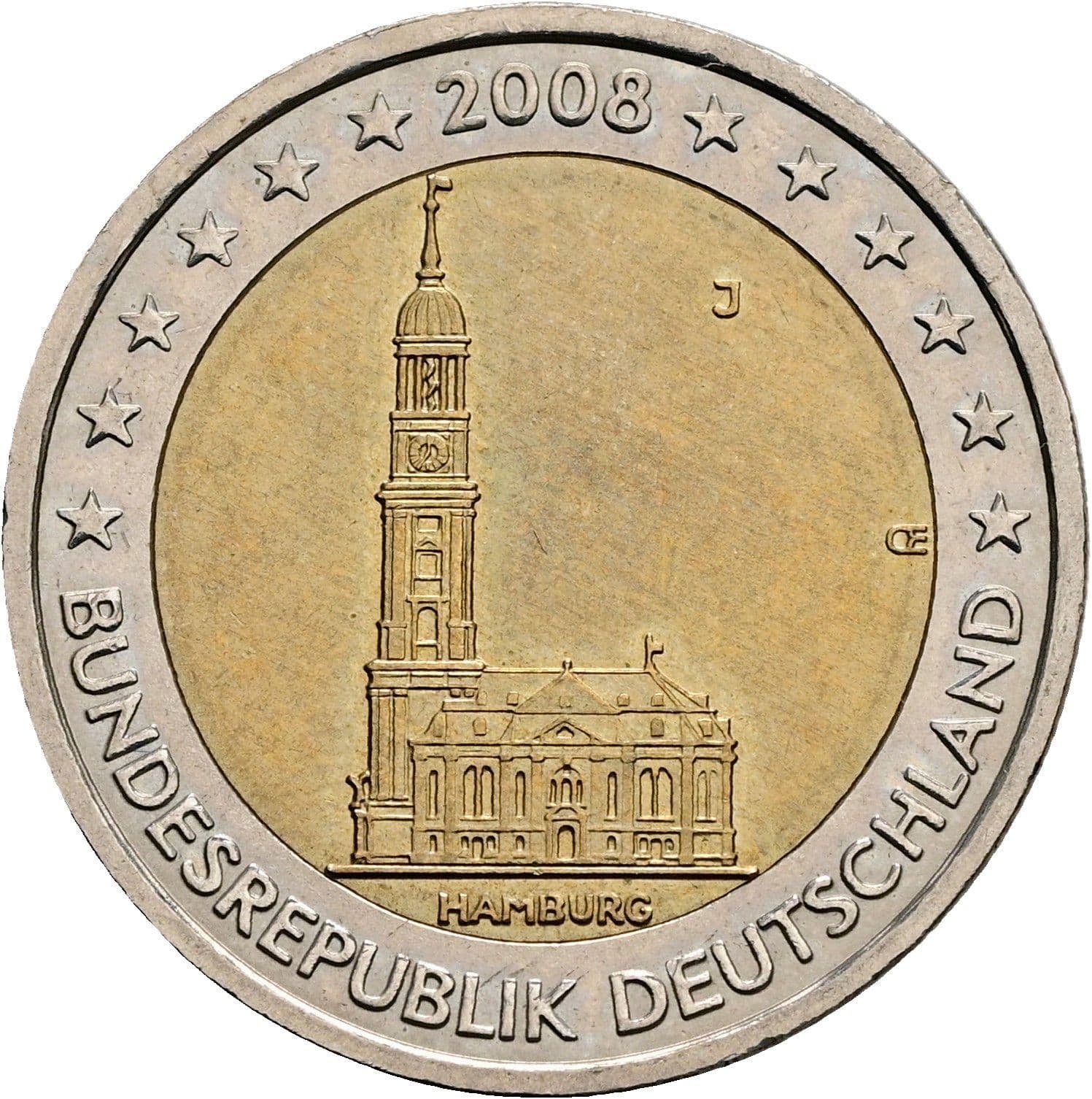 2 Euro 2008 – Rückseite