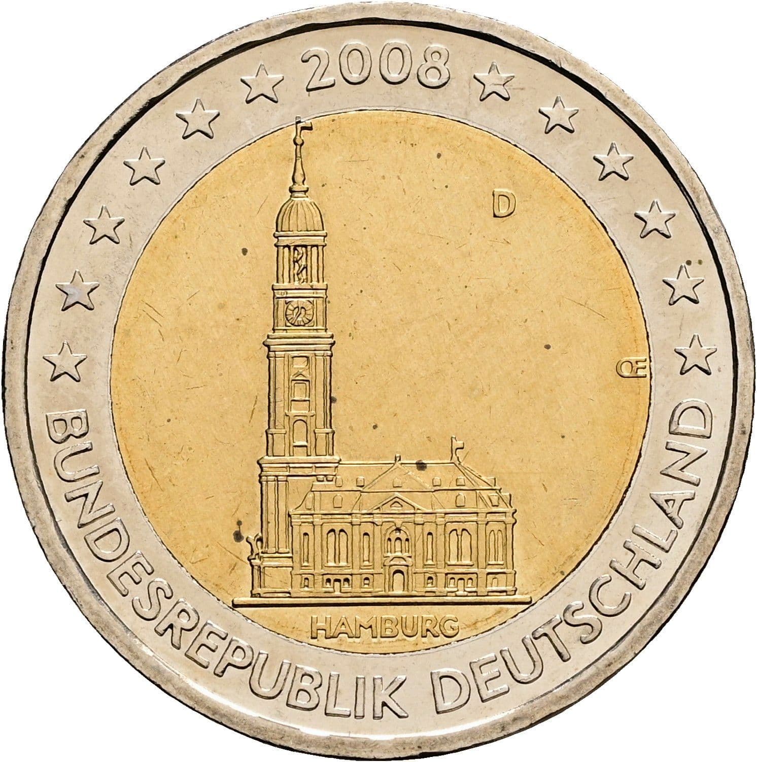 2 Euro 2008 – Rückseite