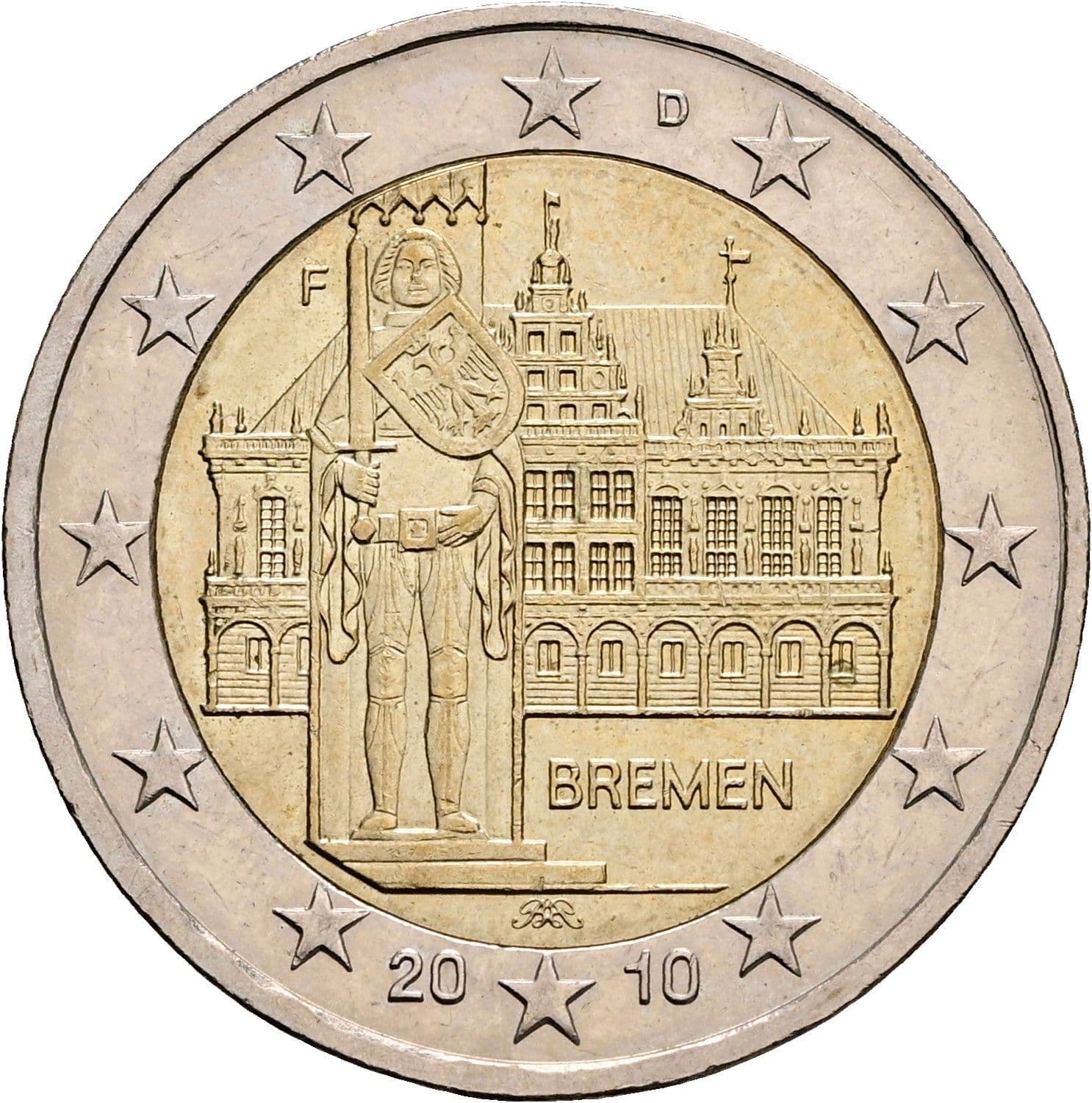 2 Euro 2010 – Rückseite