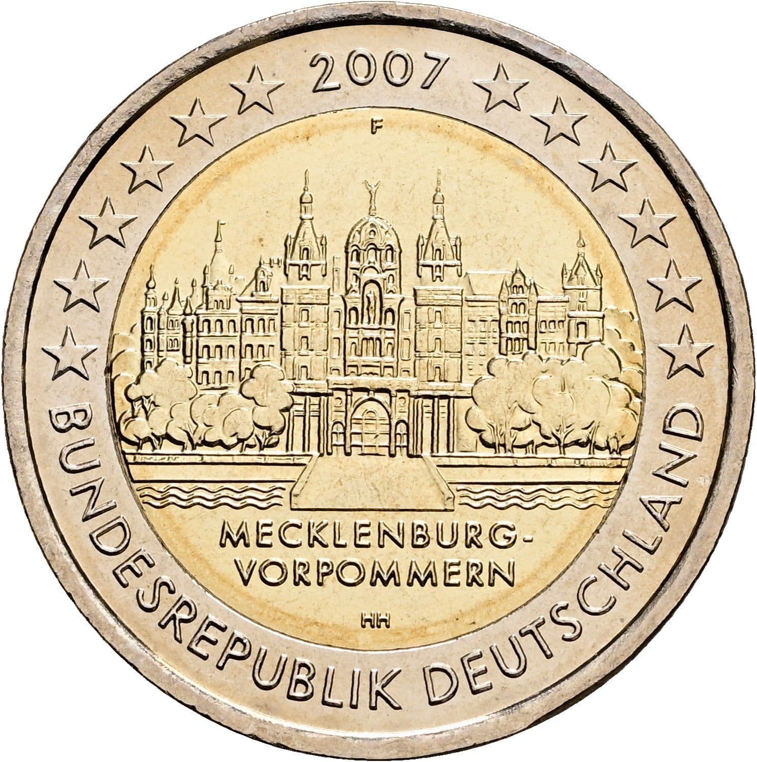 2 Euro 2007 – Rückseite