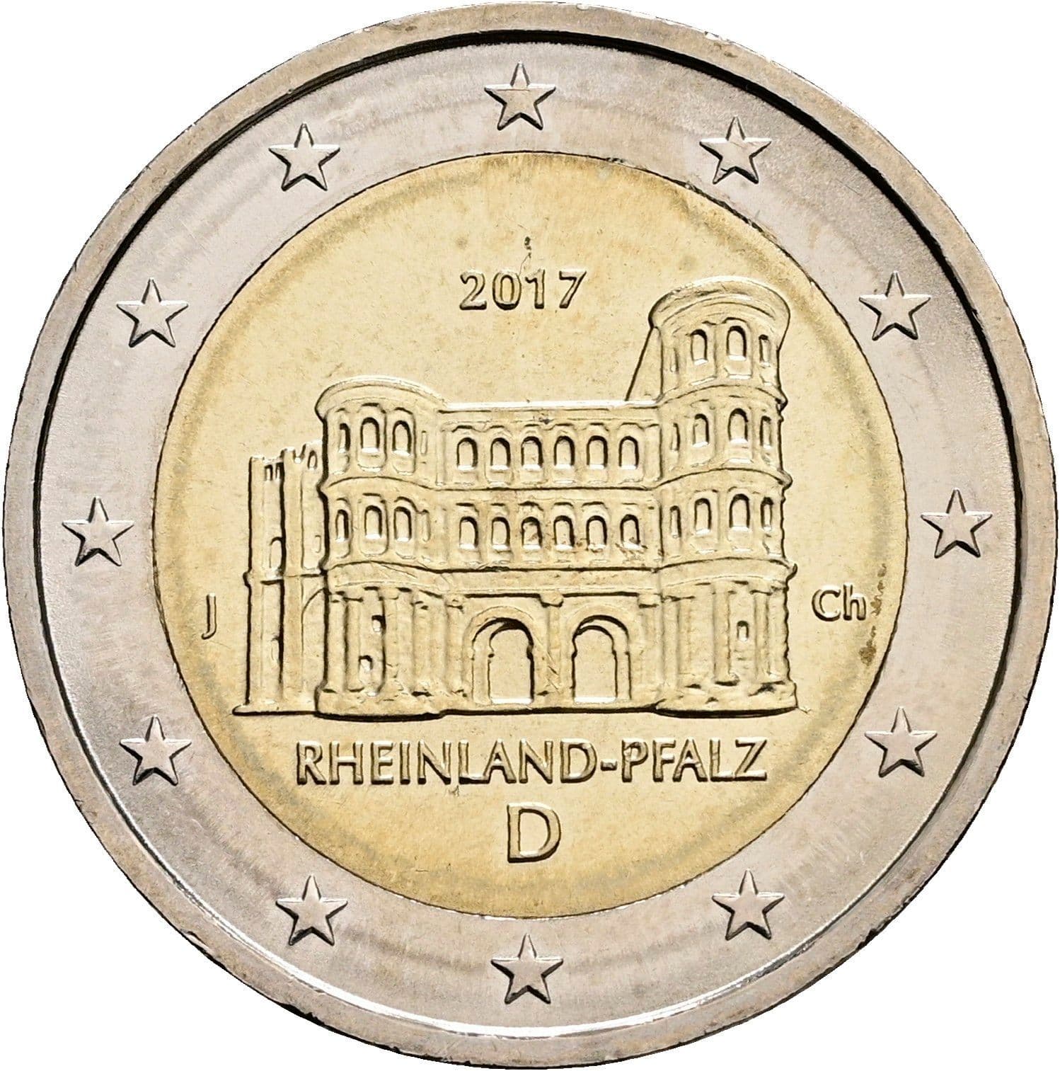 2 Euro 2017 – Rückseite