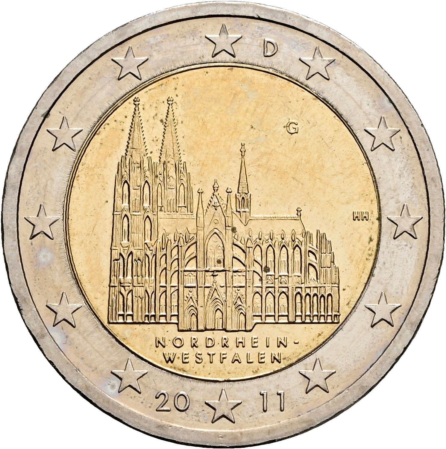 2 Euro 2011 – Rückseite