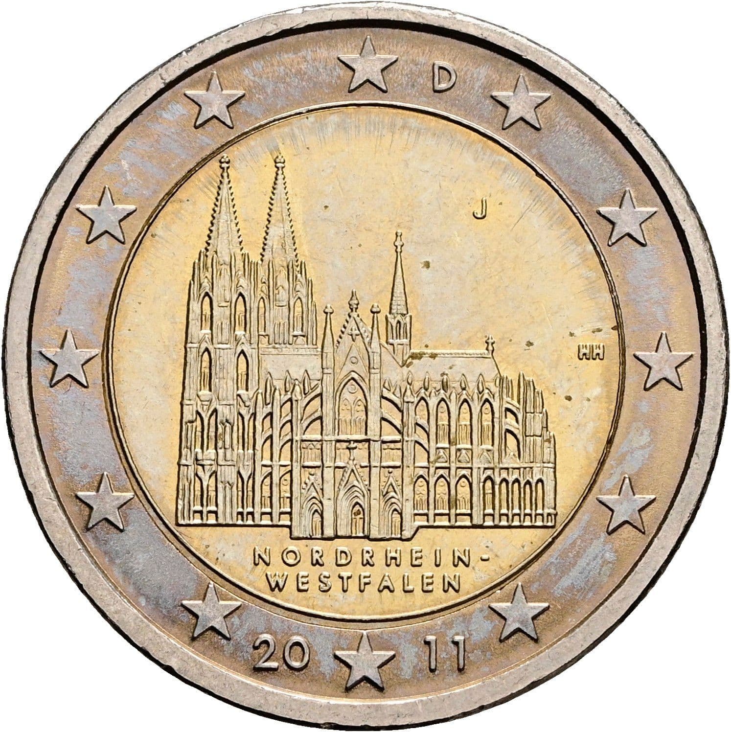 2 Euro 2011 – Rückseite