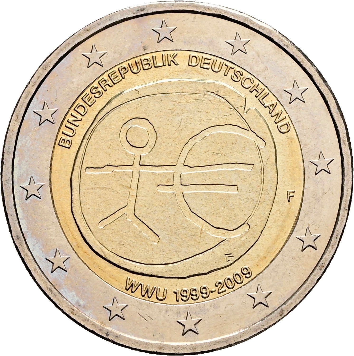 2 Euro 2009 – Rückseite