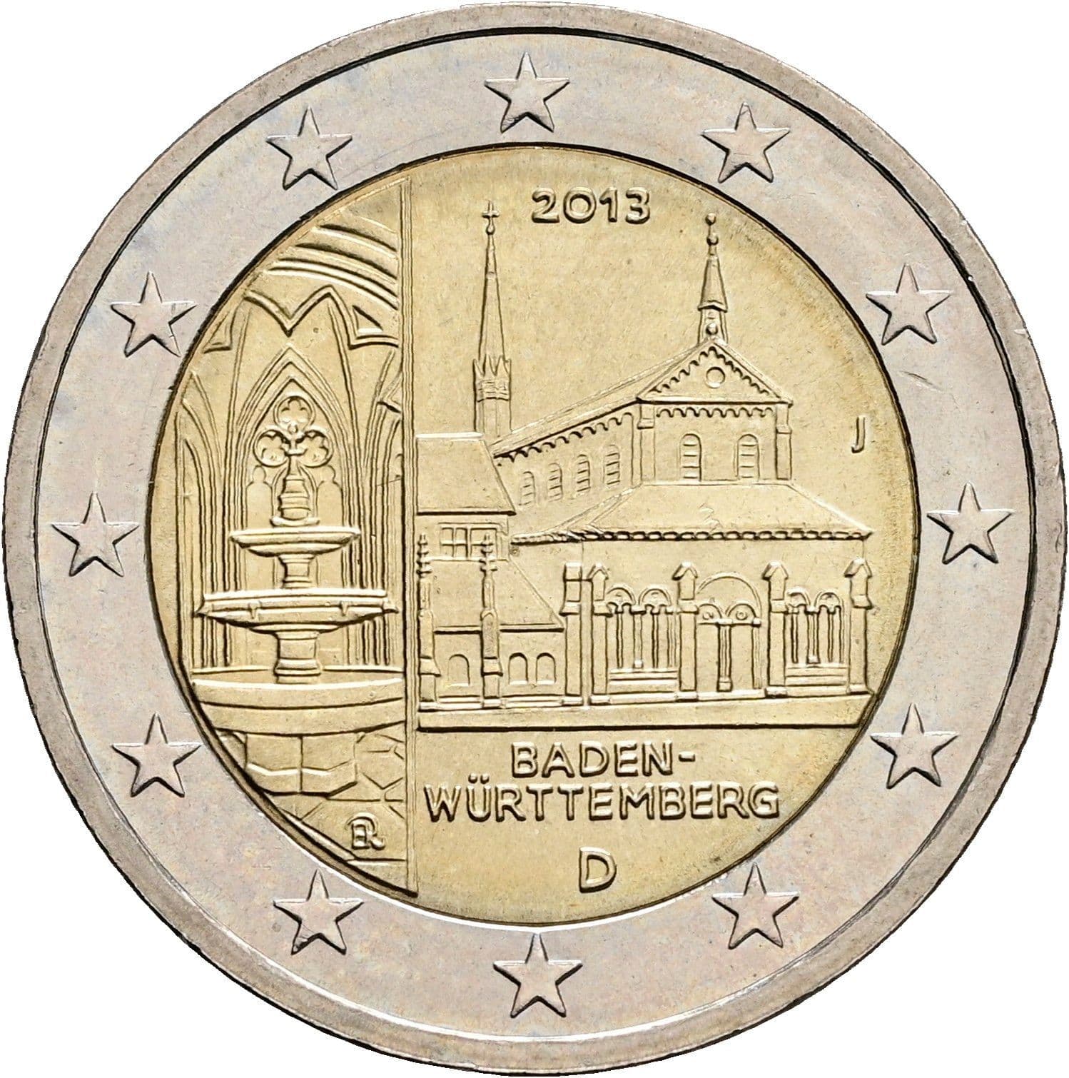 2 Euro 2013 – Rückseite