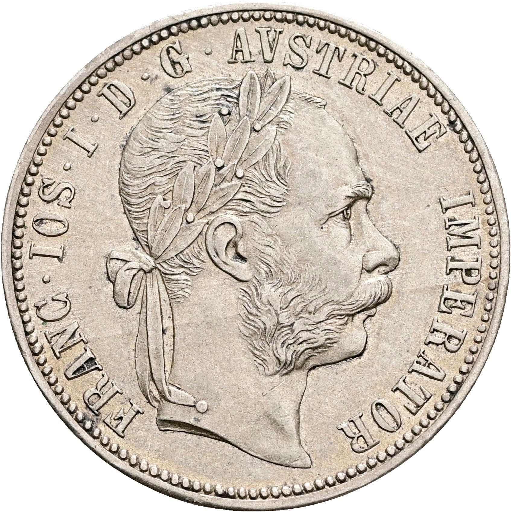 1 Gulden Franz Joseph I. 1848-1916 1886 – Vorderseite