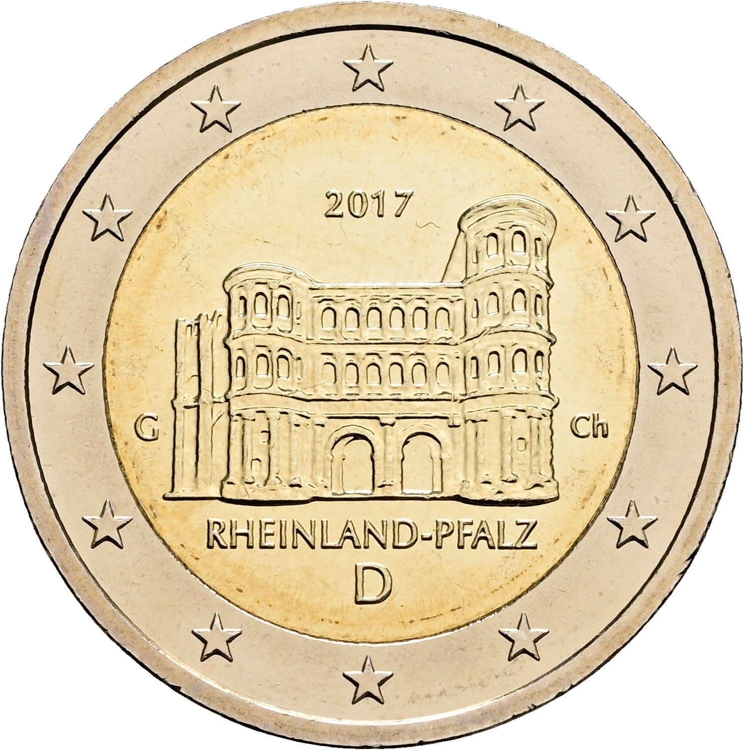 2 Euro 2017 G – Rückseite