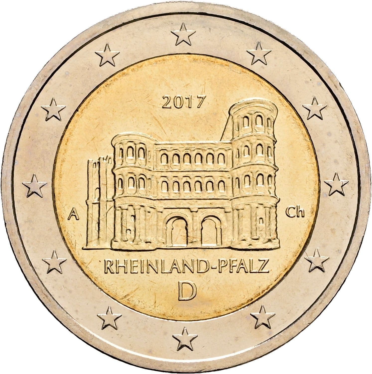 2 Euro 2017 A – Rückseite