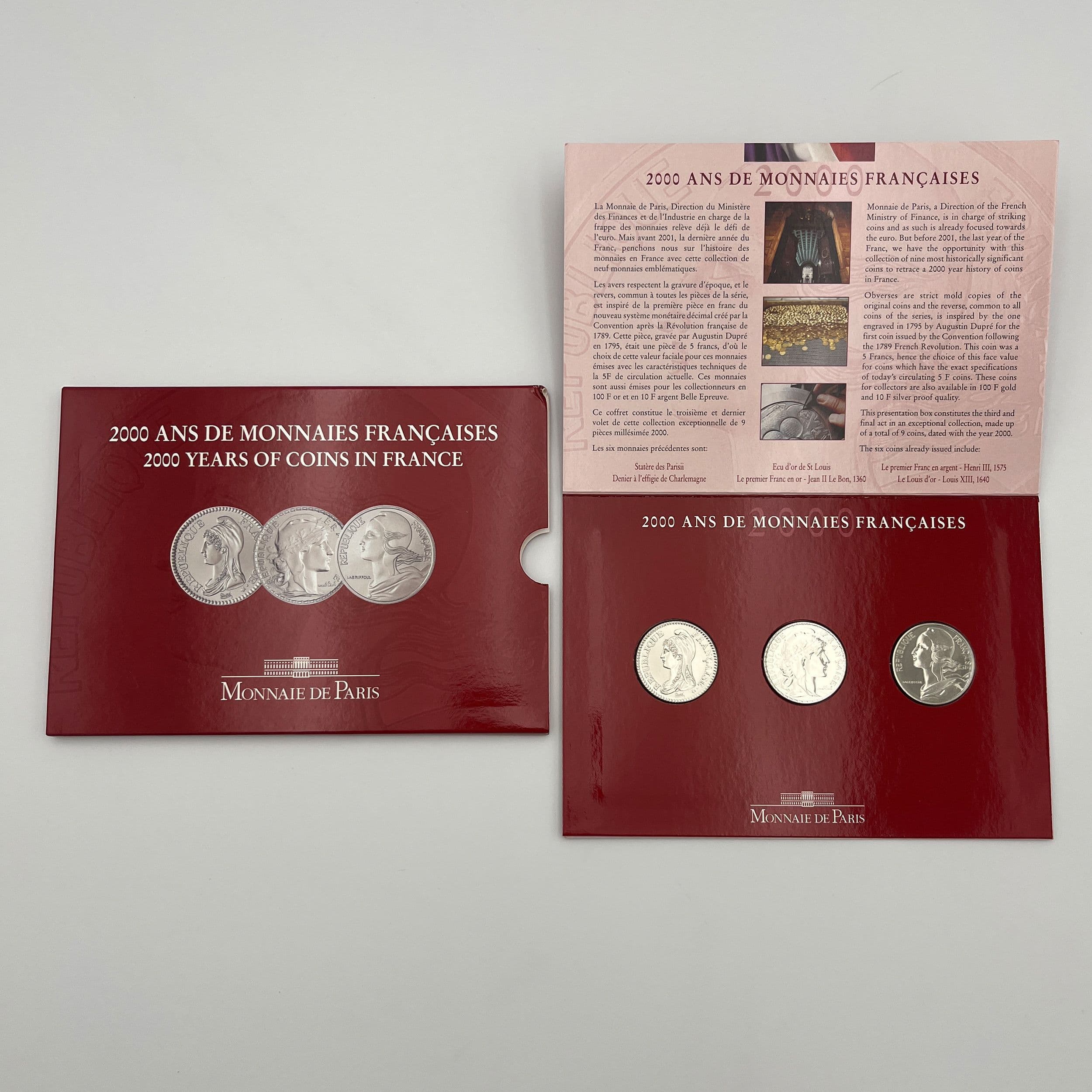 Blister mit 3x 5 Francs