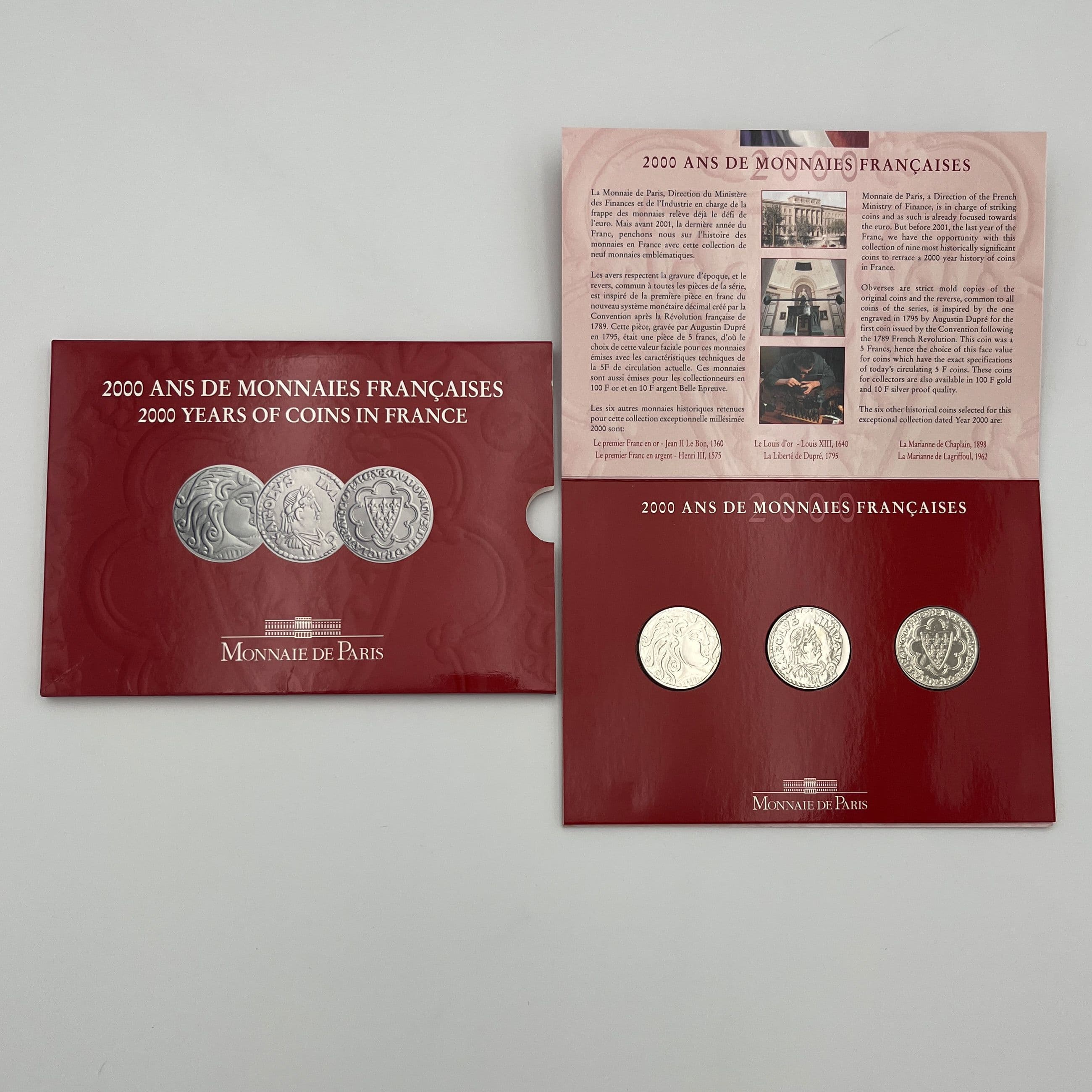 Blister mit 3x 5 Francs