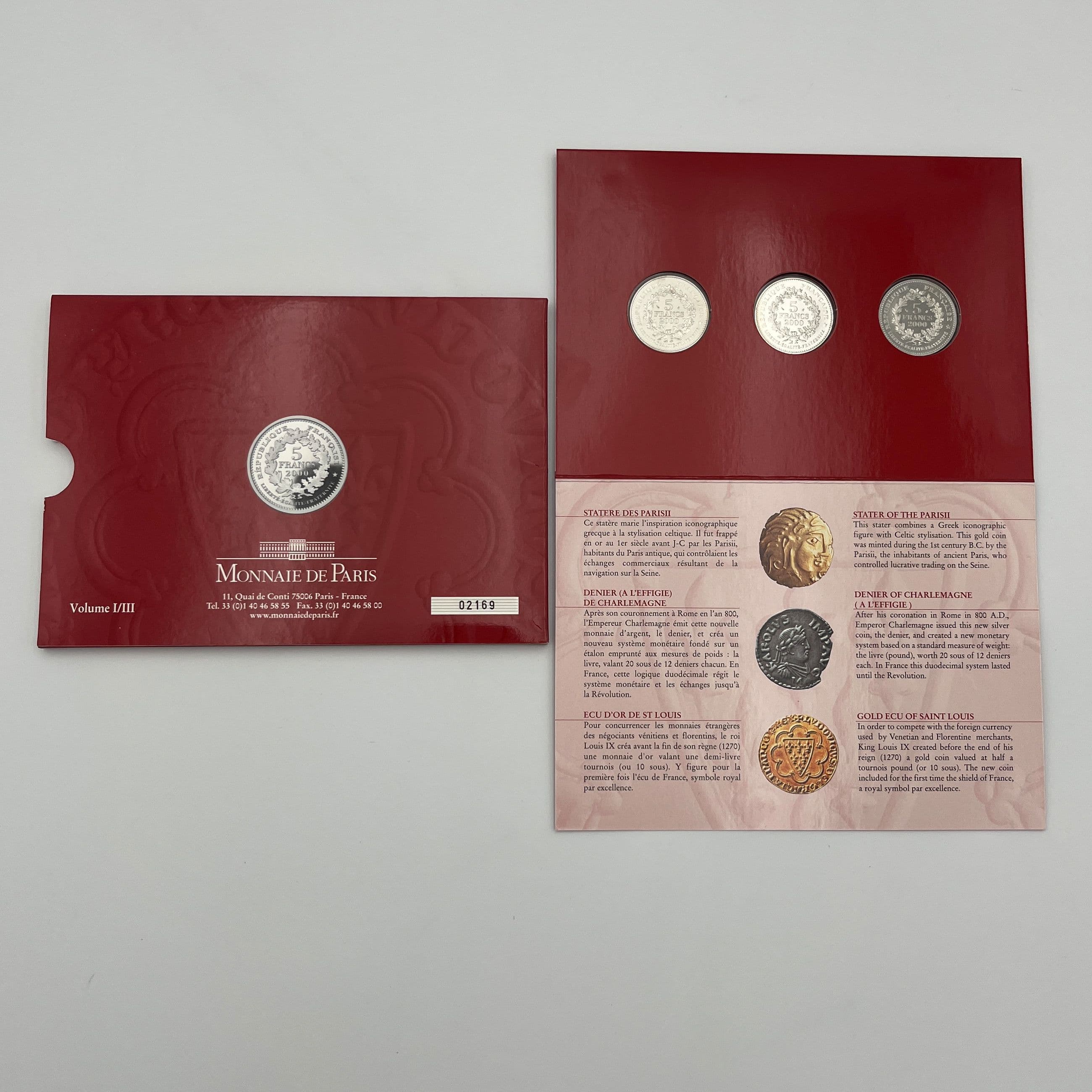 Blister mit 3x 5 Francs