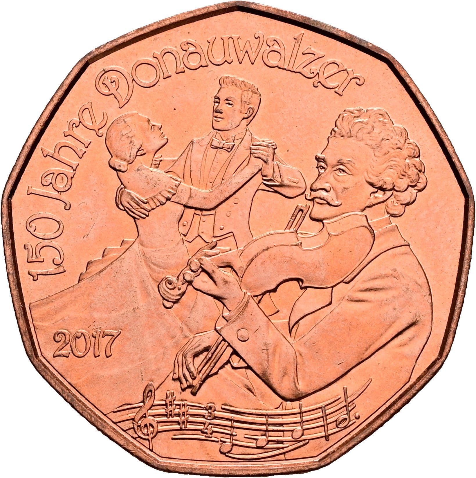 5 Euro 150 Jahre Donauwalzer