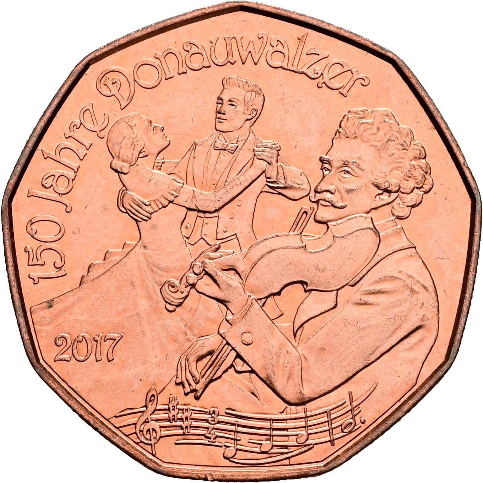 5 Euro 150 Jahre Donauwalzer