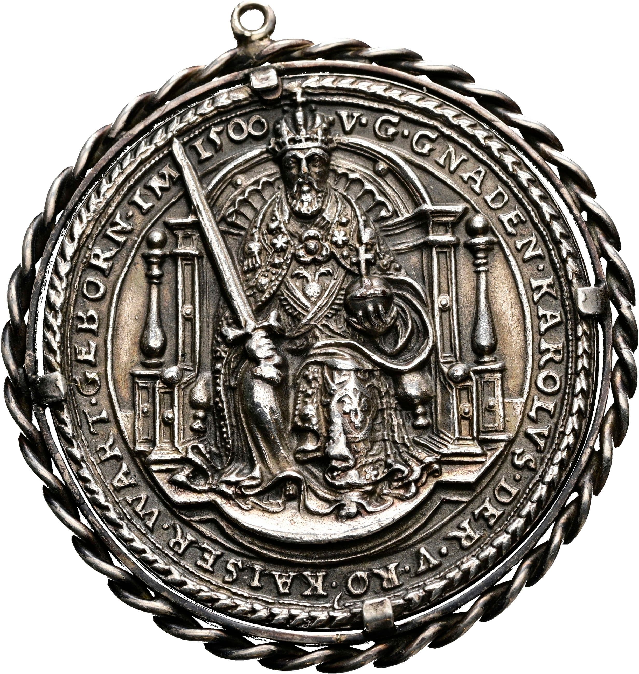 Silbergussmedaille