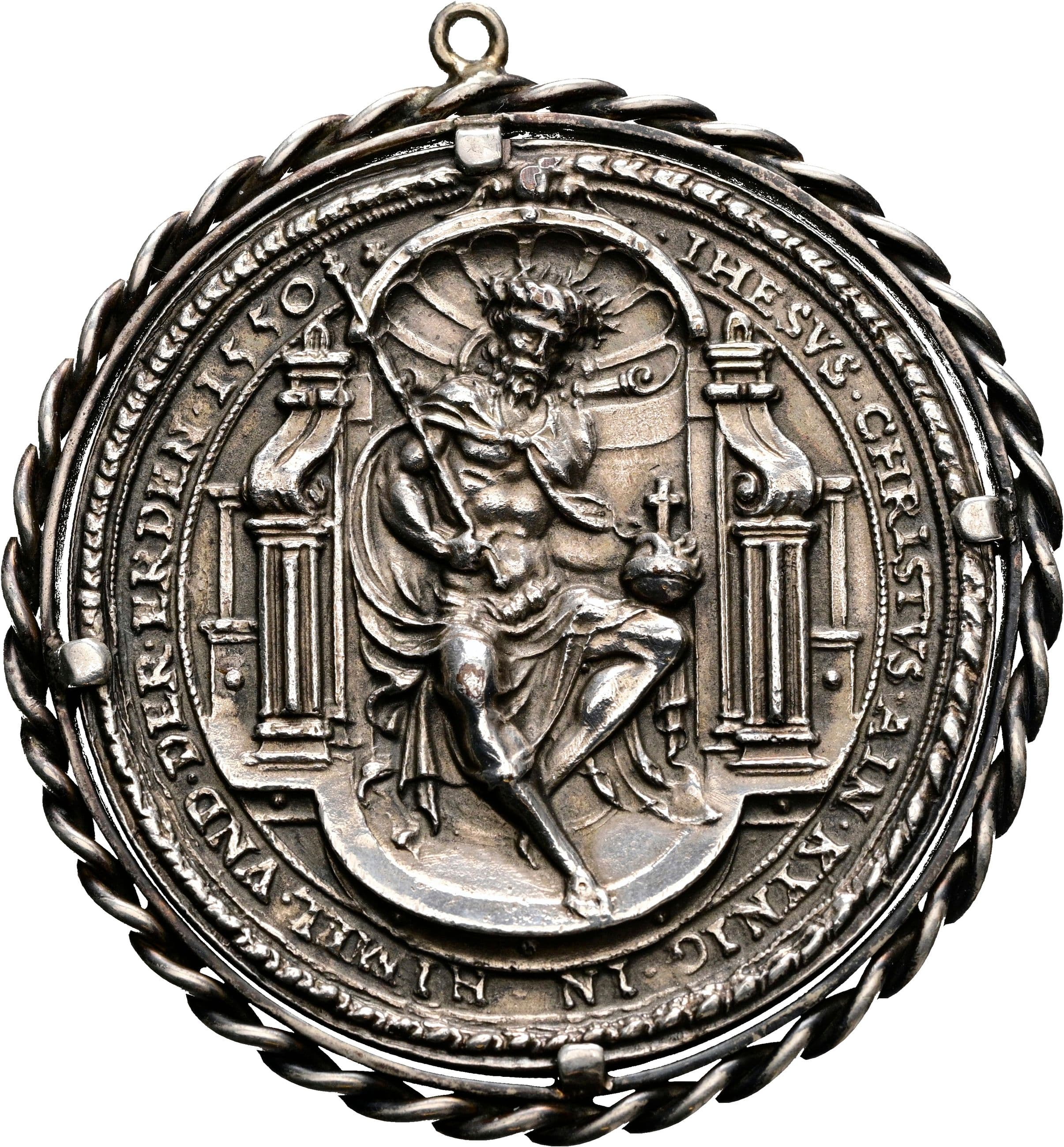 Silbergussmedaille