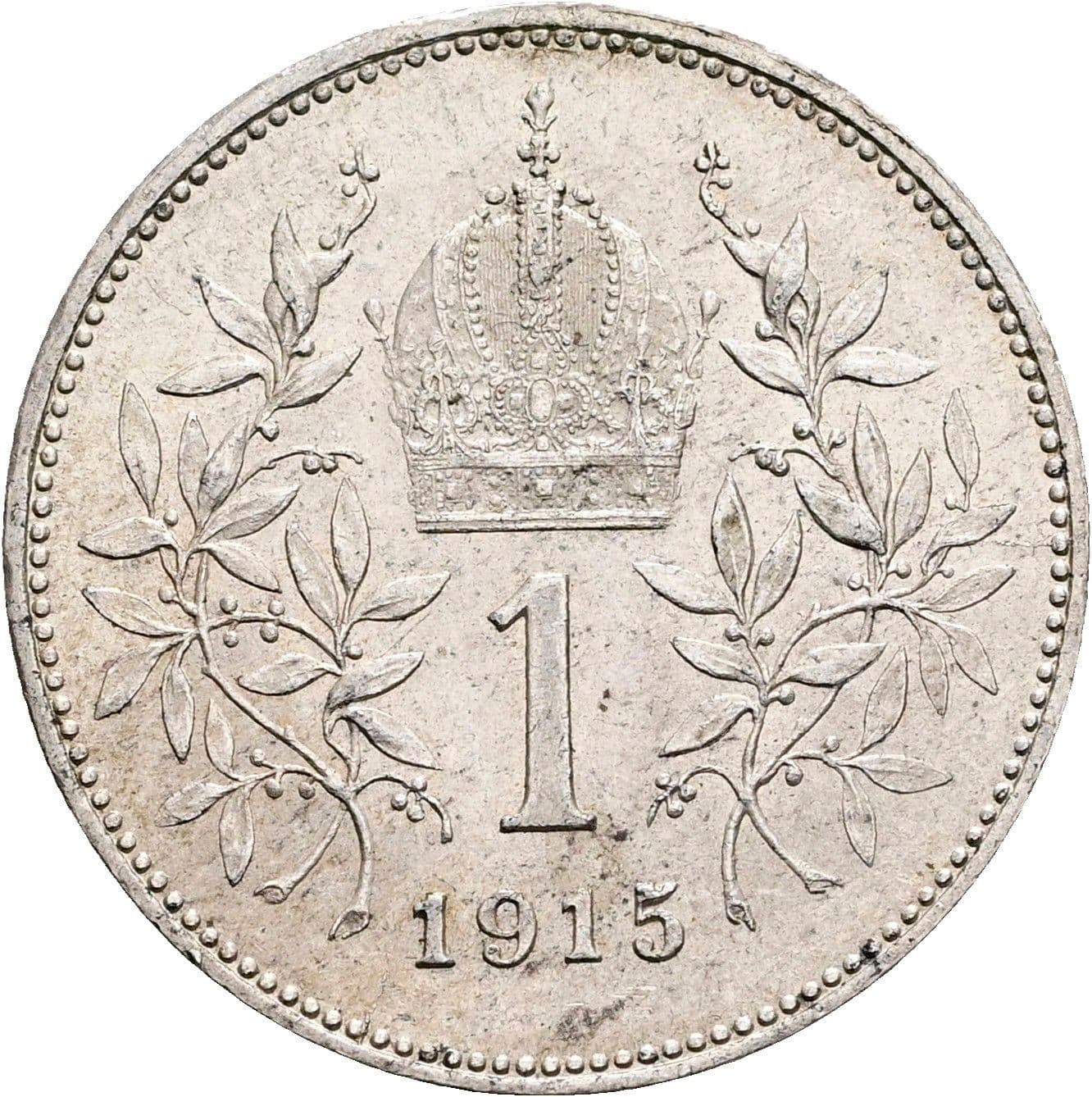 1 Krone Franz Joseph I. 1848-1916 1915 – Rückseite