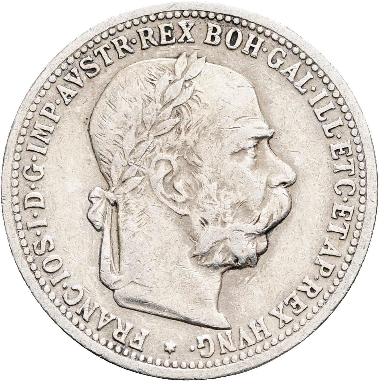 1 Krone Franz Joseph I. 1848-1916 1900 – Vorderseite