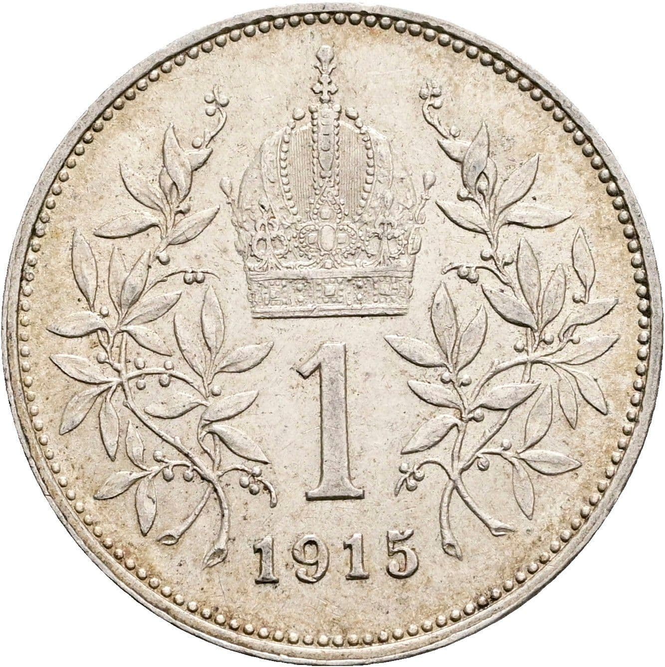 1 Krone Franz Joseph I. 1848-1916 1915 – Rückseite