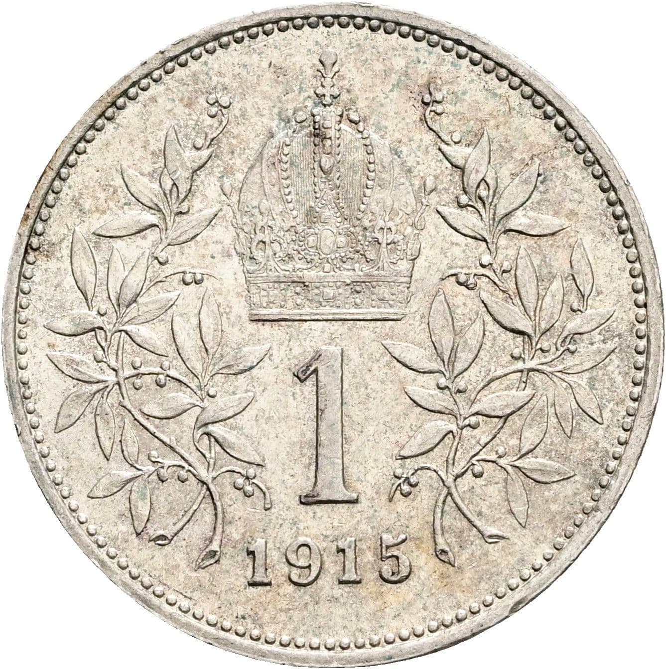 1 Krone Franz Joseph I. 1848-1916 1915 – Rückseite