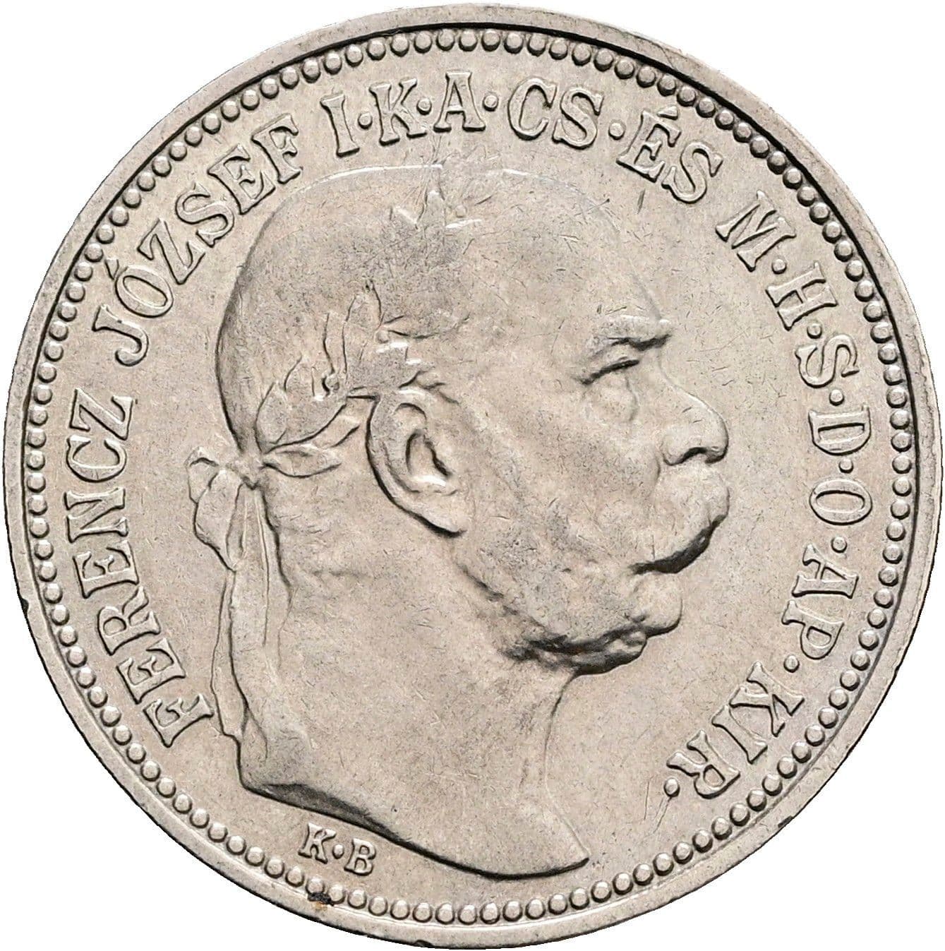 1 Korona Franz Joseph I. 1848-1916 1912 KB – Vorderseite
