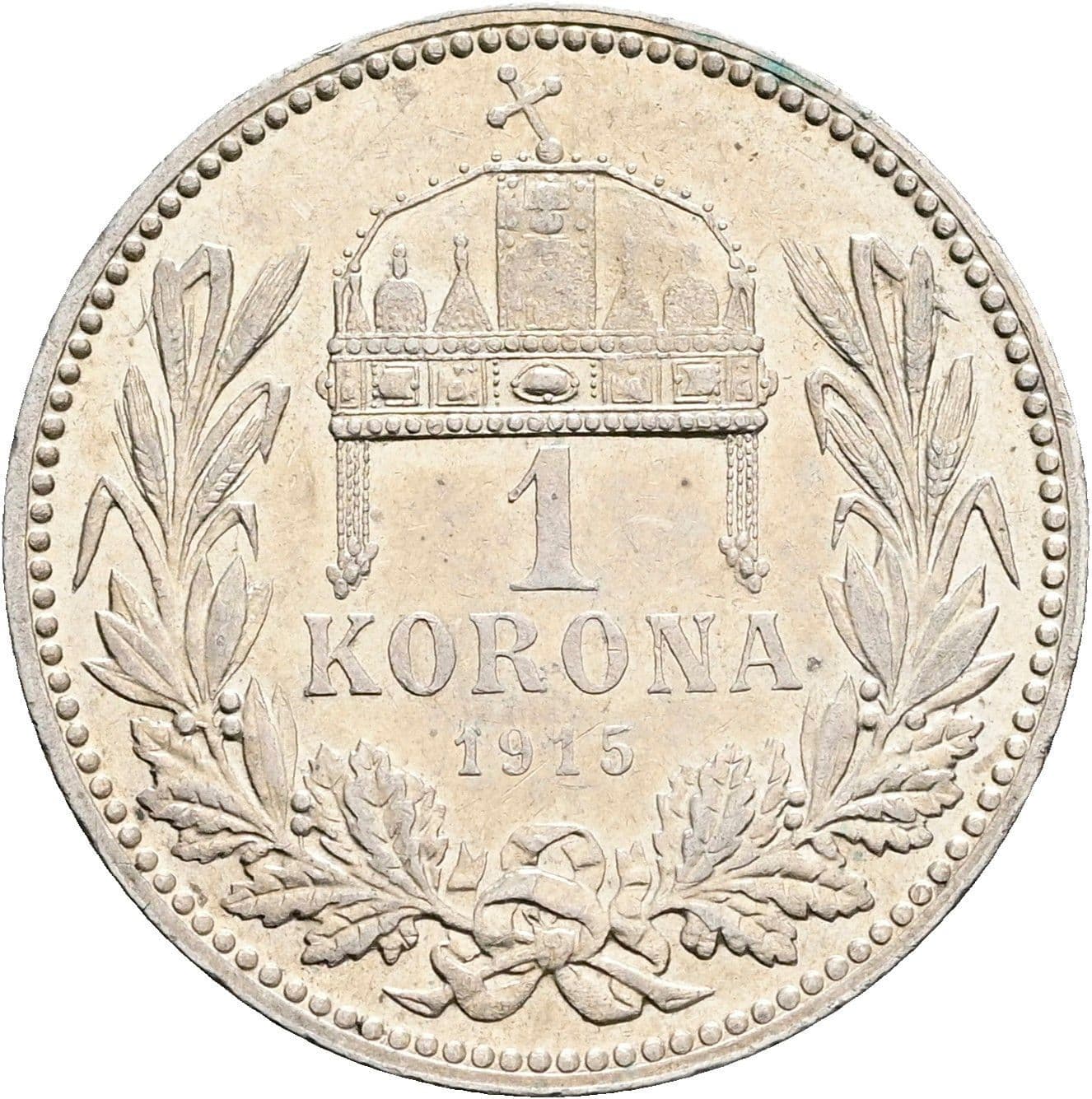 1 Korona Franz Joseph I. 1848-1916 1915 KB – Rückseite