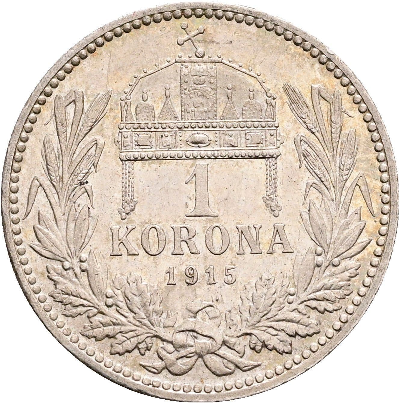 1 Korona Franz Joseph I. 1848-1916 1915 KB – Rückseite