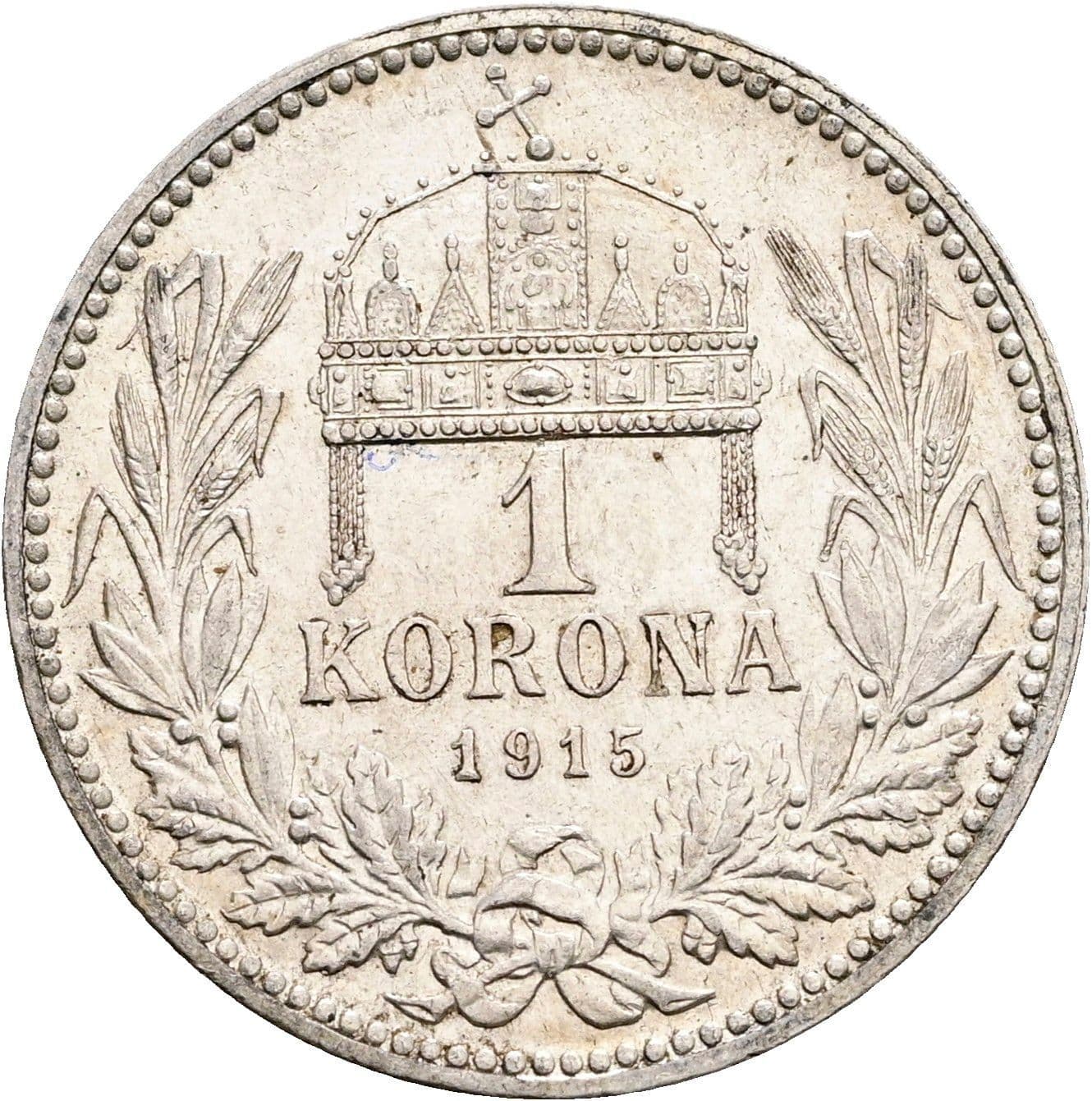 1 Korona Franz Joseph I. 1848-1916 1915 KB – Rückseite