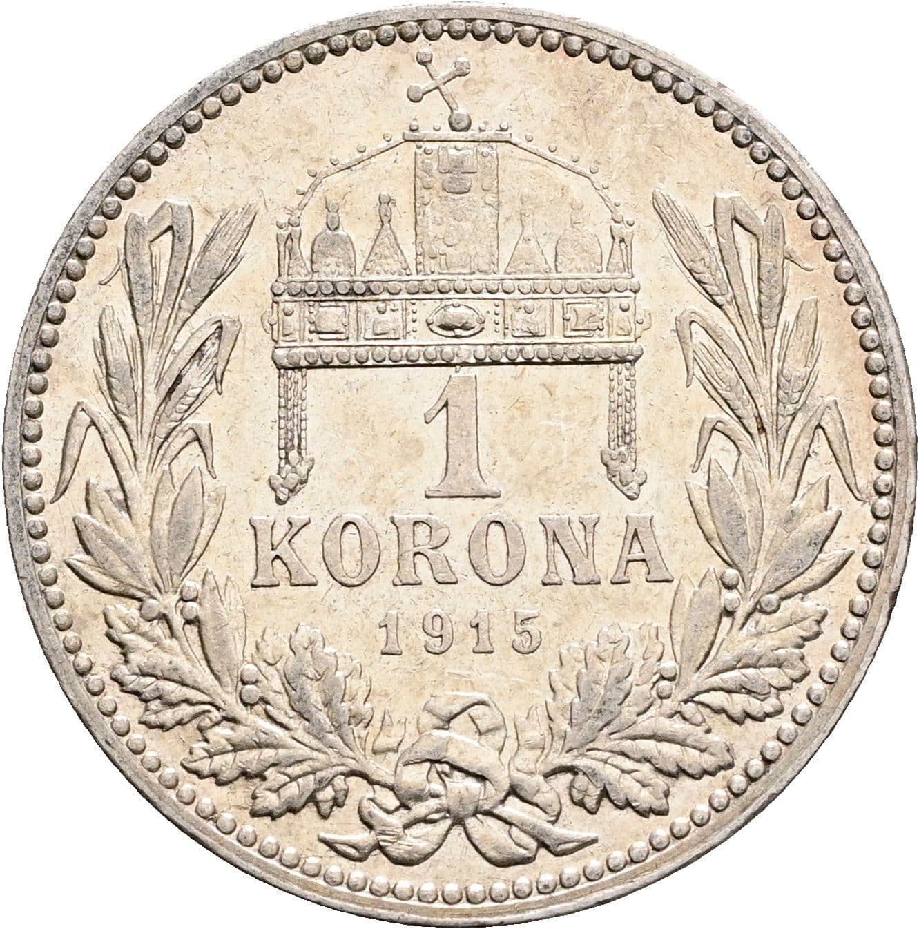 1 Korona Franz Joseph I. 1848-1916 1915 KB – Rückseite