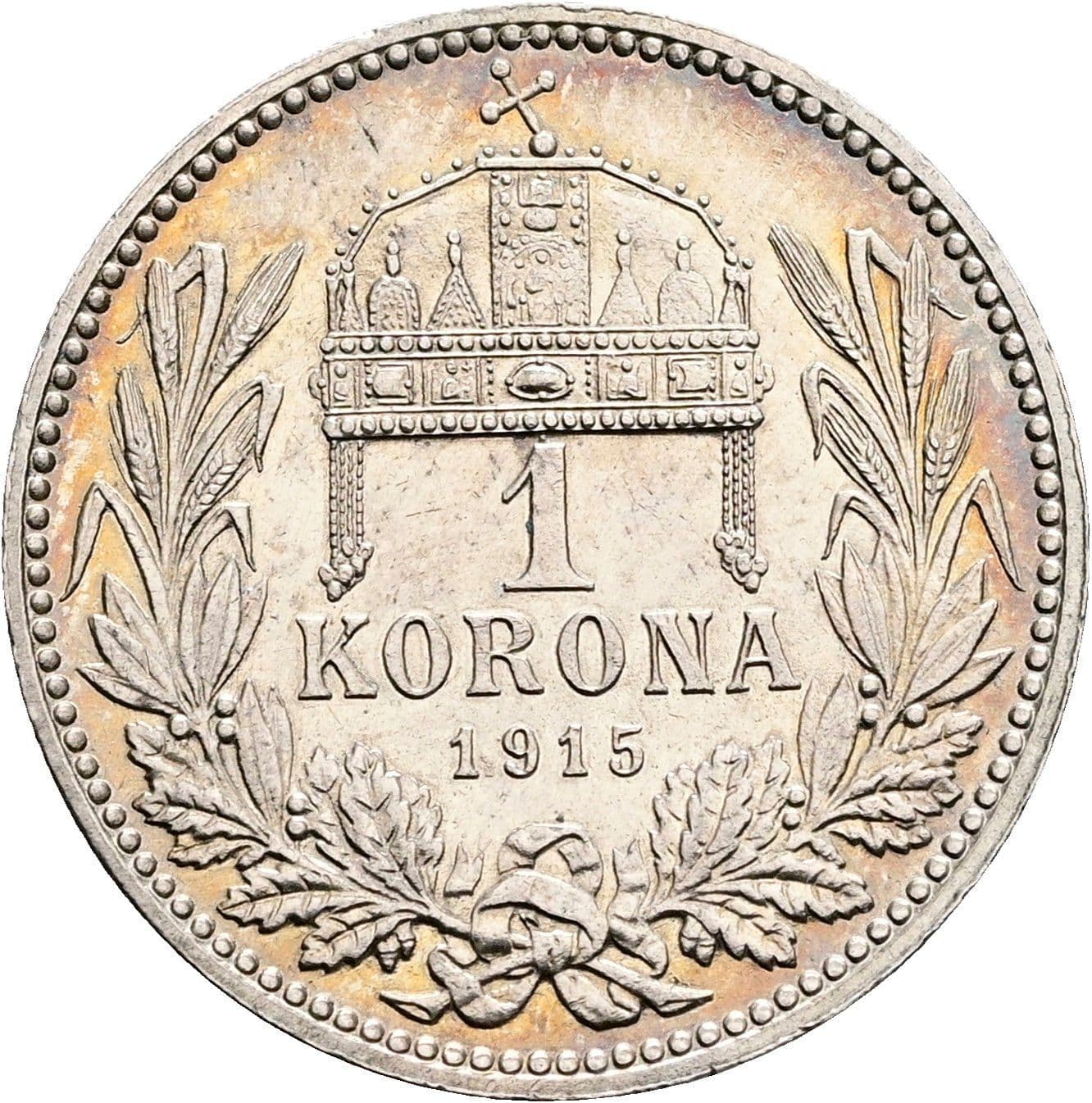1 Korona Franz Joseph I. 1848-1916 1915 KB – Rückseite