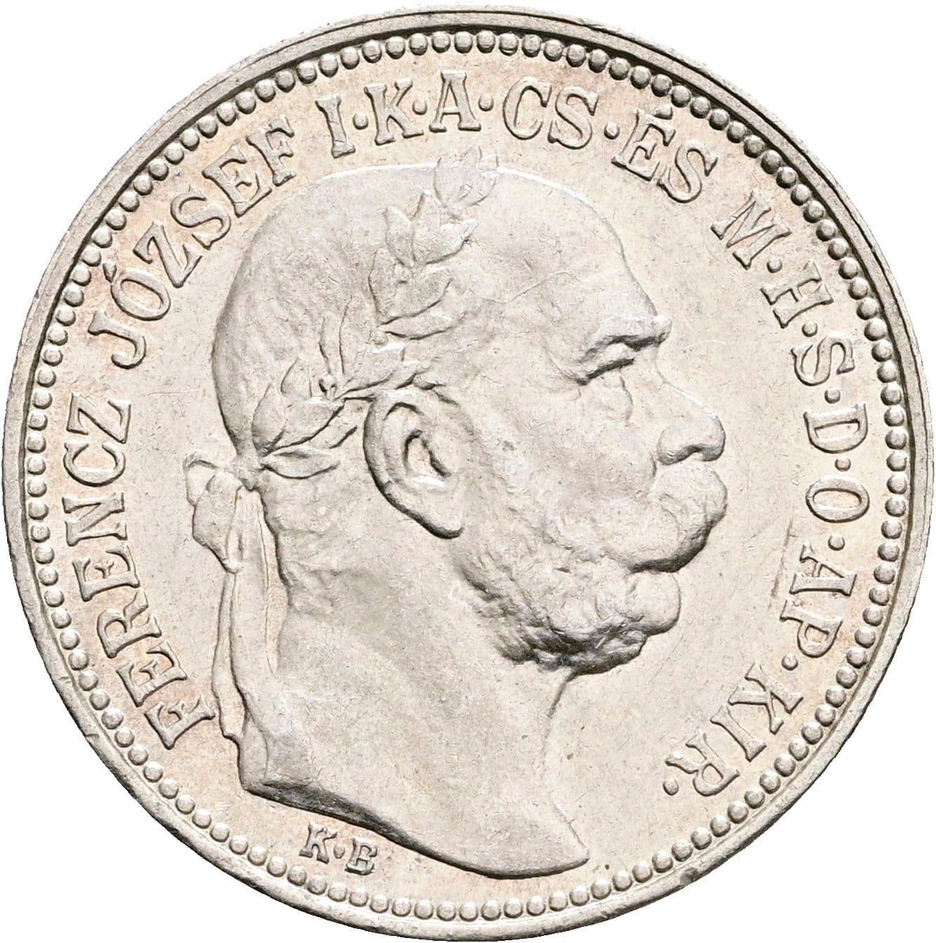 1 Korona Franz Joseph I. 1848-1916 1914 KB – Vorderseite