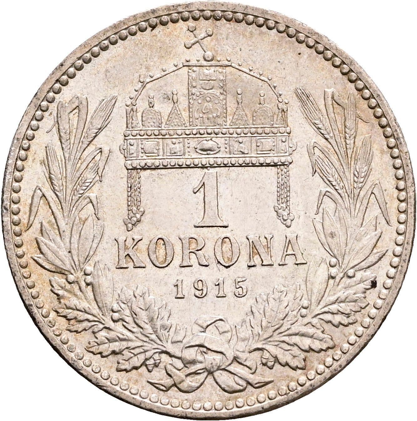 1 Korona Franz Joseph I. 1848-1916 1915 KB – Rückseite