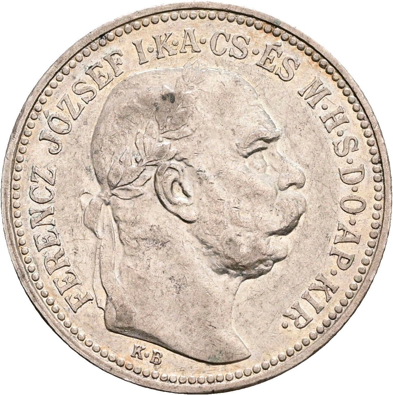 1 Korona Franz Joseph I. 1848-1916 1912 KB – Vorderseite