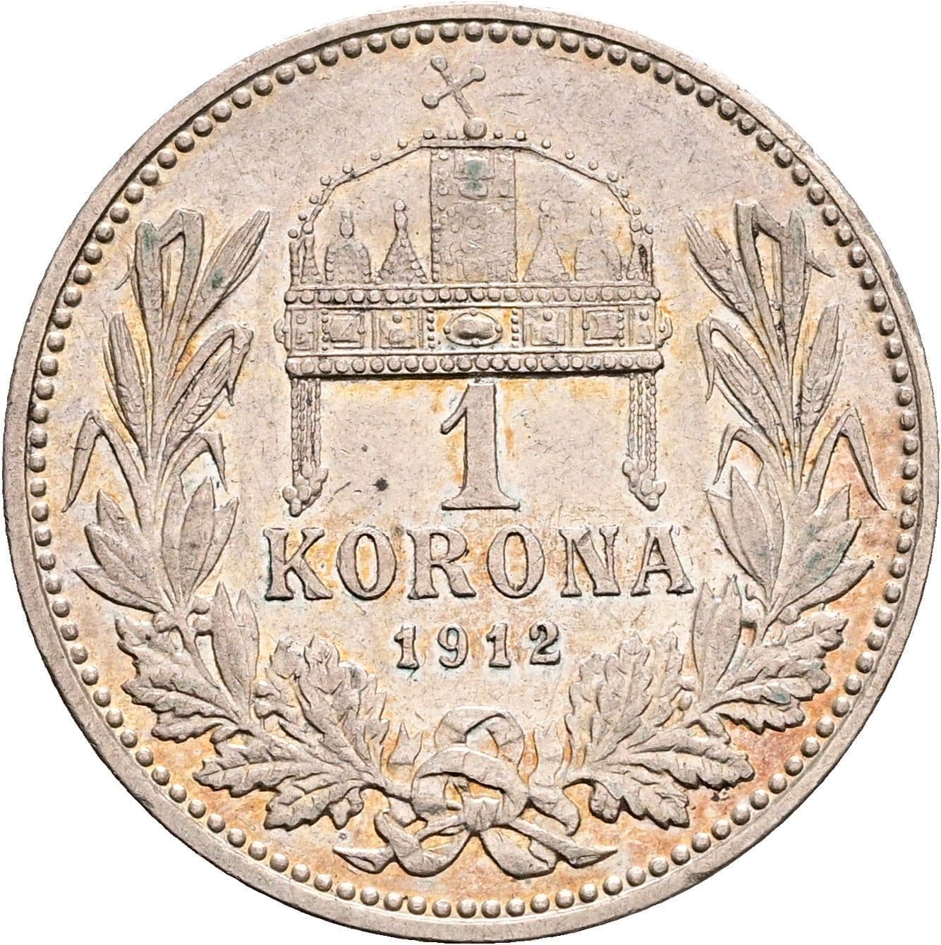 1 Korona Franz Joseph I. 1848-1916 1912 KB – Rückseite