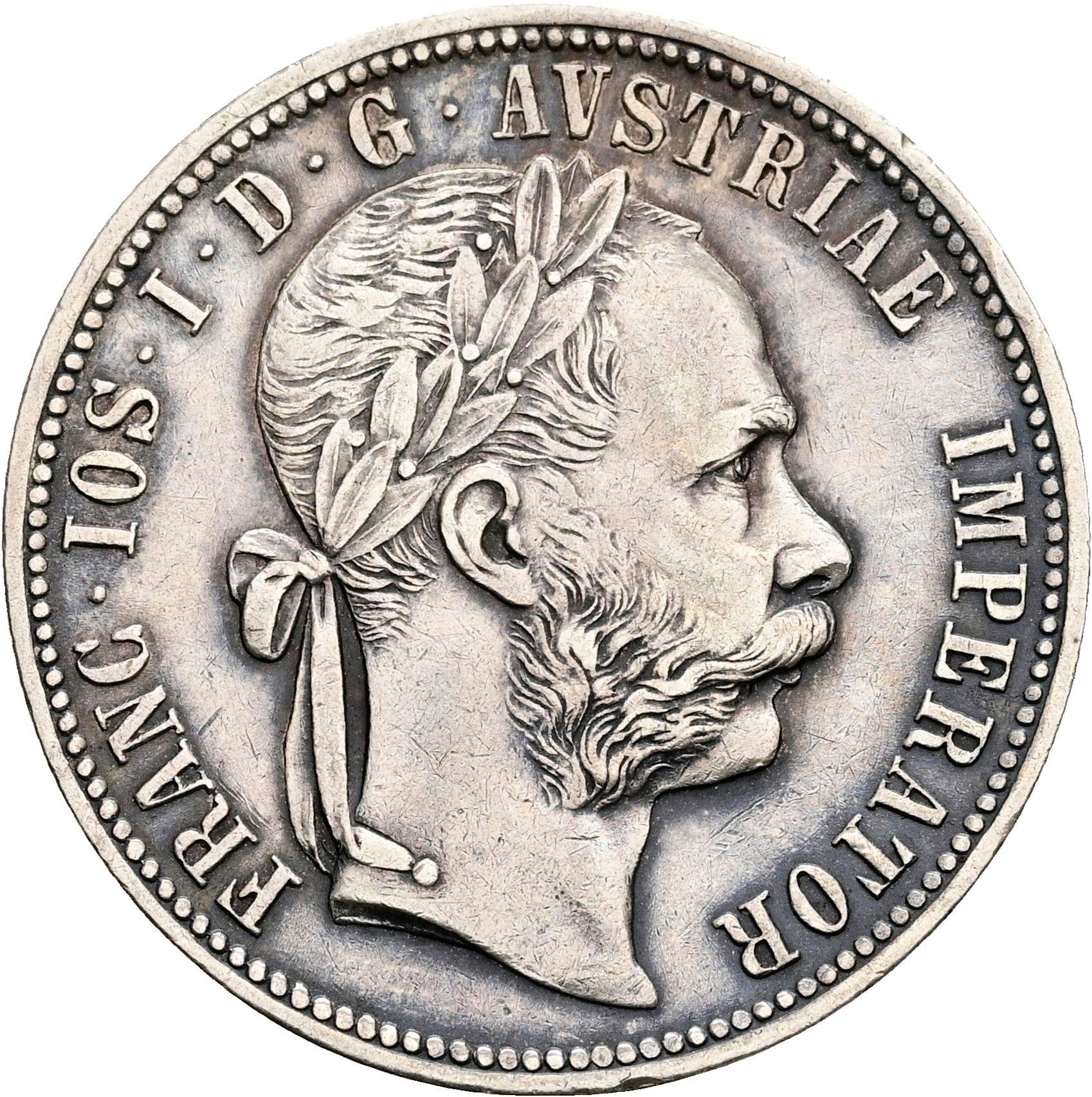 1 Gulden Franz Joseph I. 1848-1916 1890 – Vorderseite