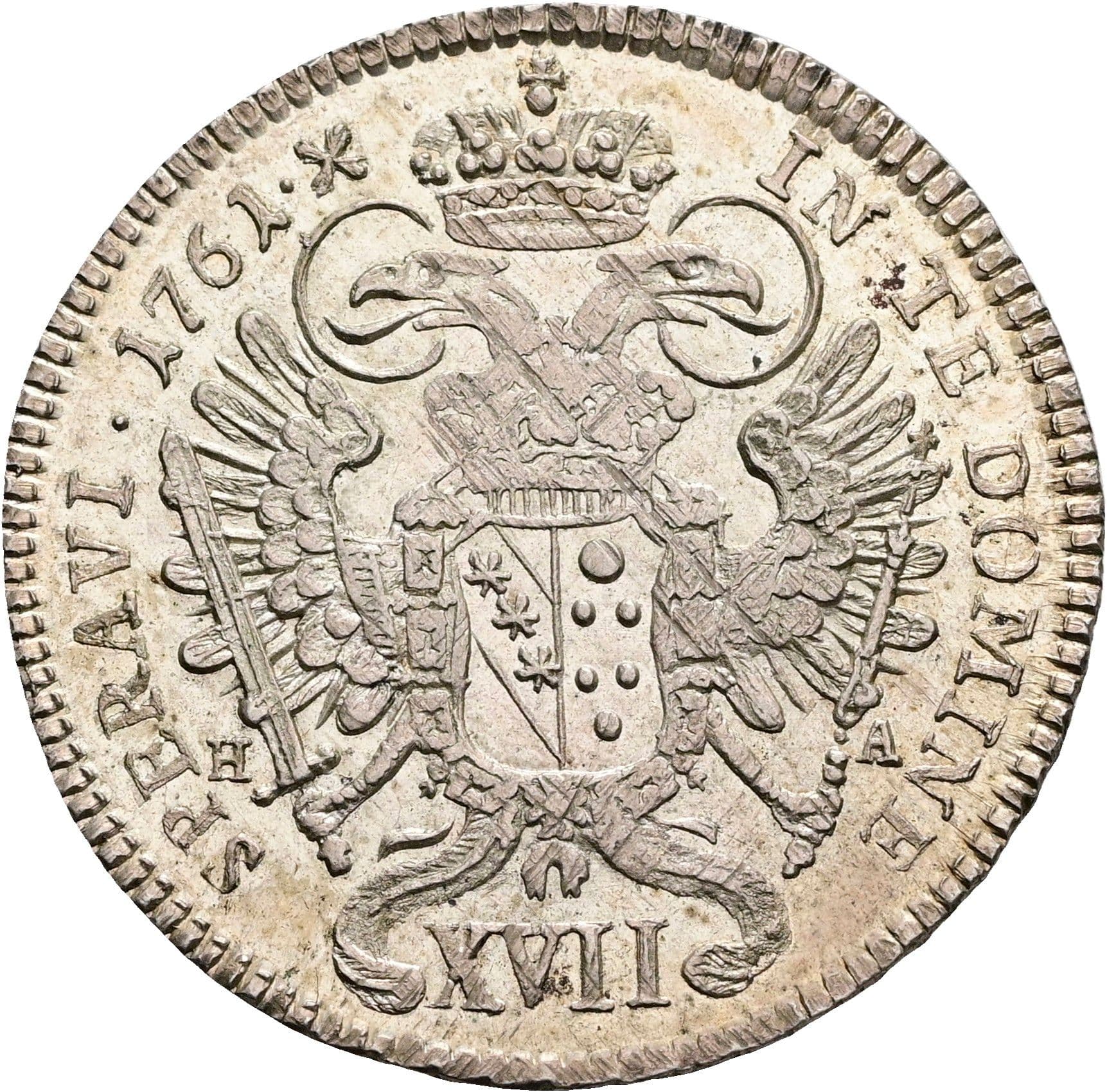 17 Kreuzer Franz I. Stephan 1745-1765 1761 – Rückseite