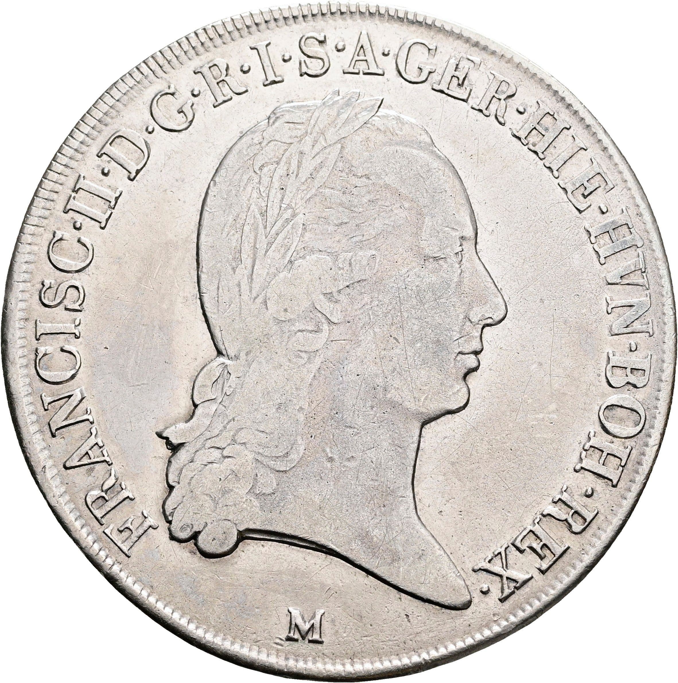 Kronentaler Franz II.(I.) 1792-1835 1795 M – Vorderseite