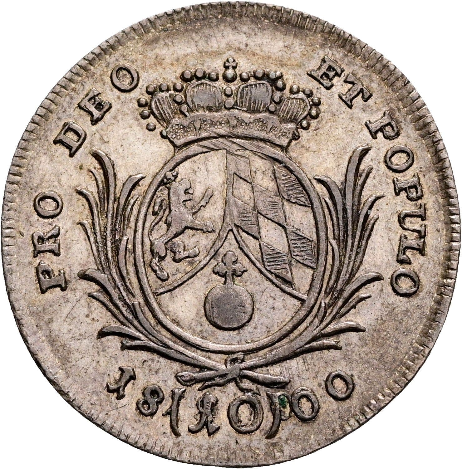 Konventionszehner Maximilian IV. Joseph 1799-1805 1800 – Rückseite