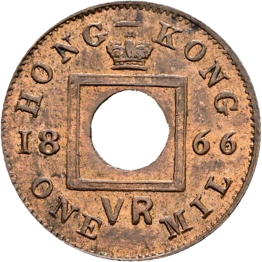 1 Mil Victoria 1837-1901 1866 – Rückseite
