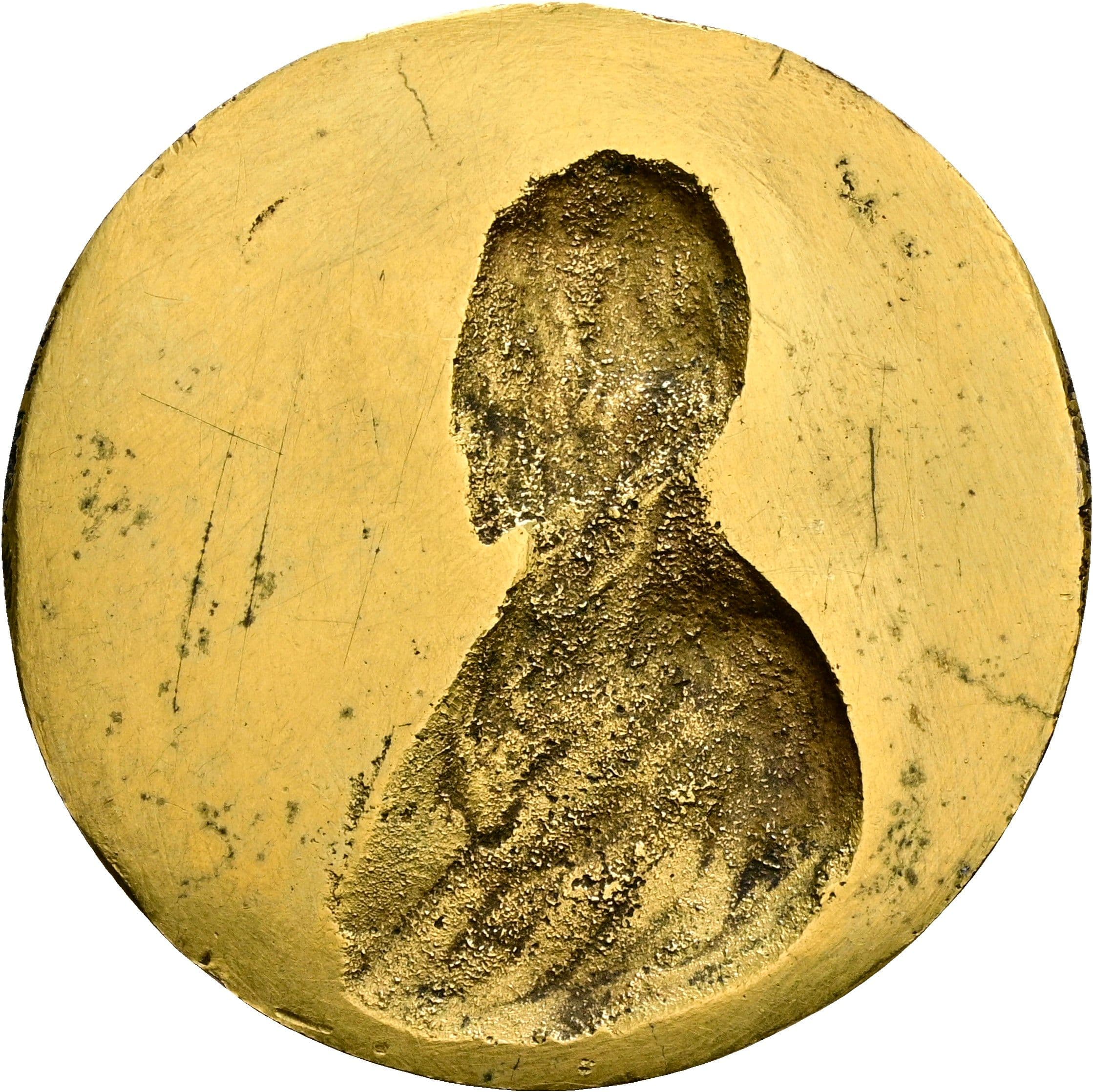 einseitige AR-Hohlgussportraitmedaille Ferdinand I. 1521-1564 ohne Jahr – Rückseite