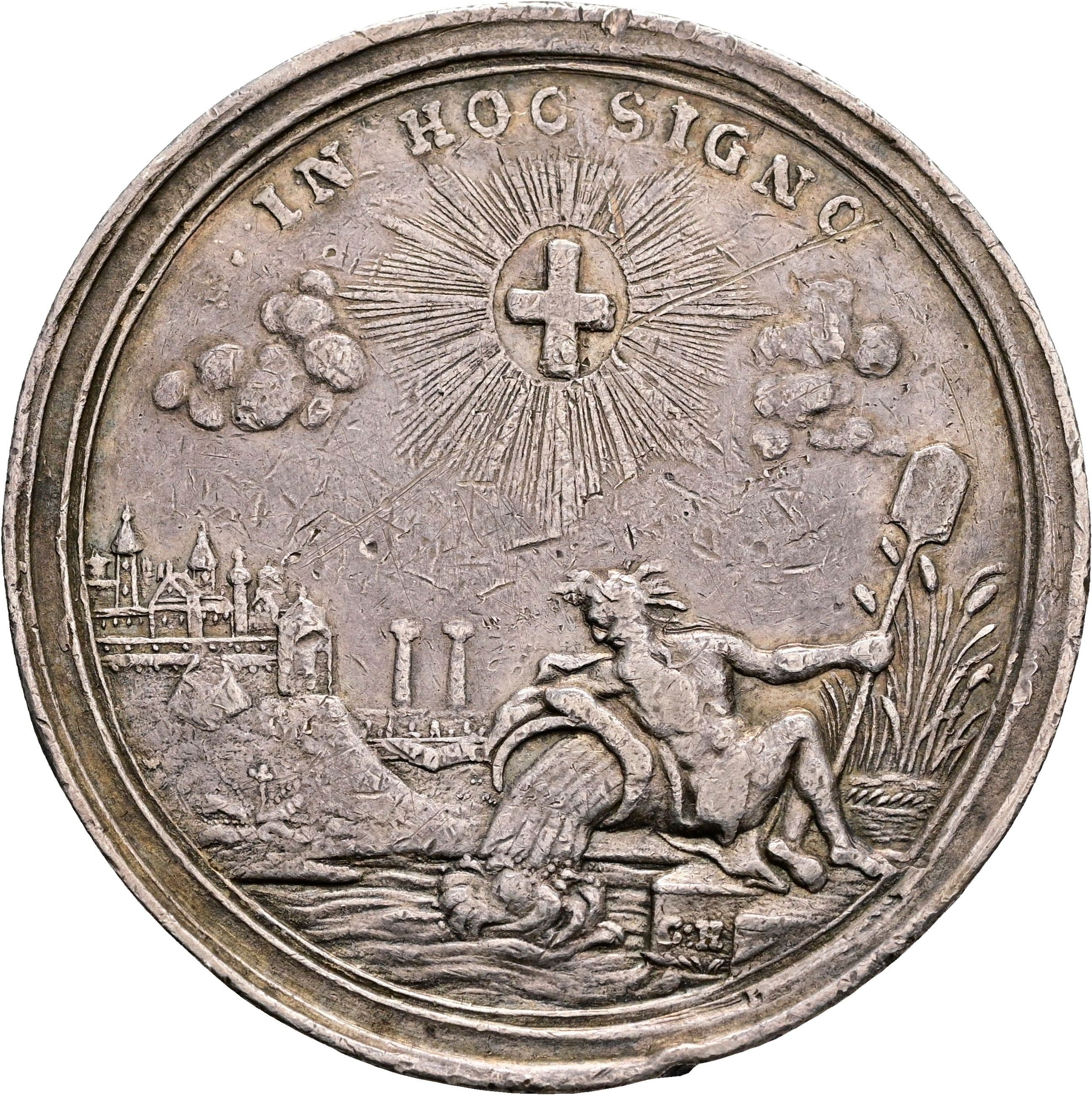 Silbermedaille Karl VI. 1711-1740 1718 – Rückseite