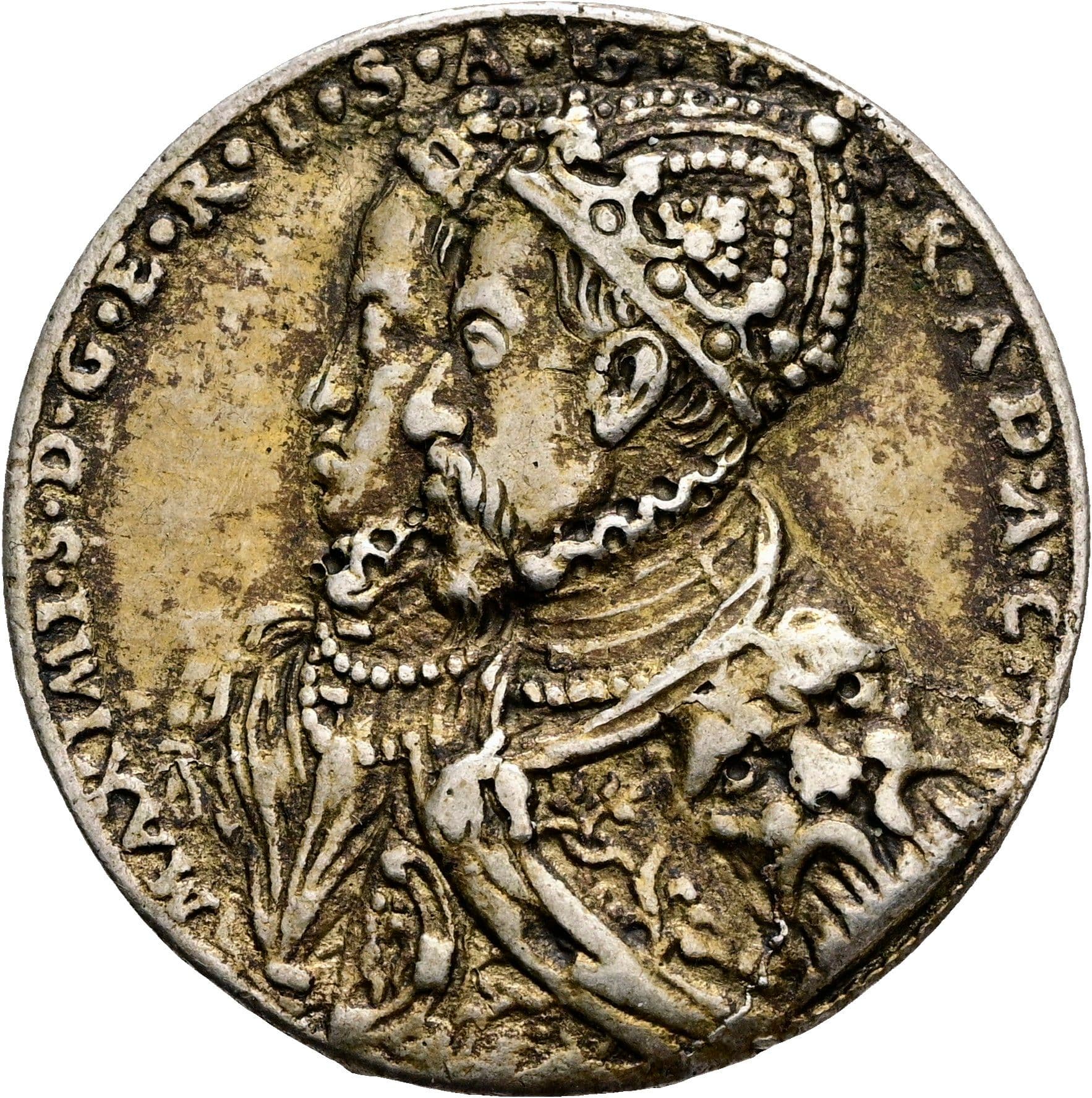 Silbermedaille Maximilian II. 1564-1576 ohne Jahr (1562) – Vorderseite