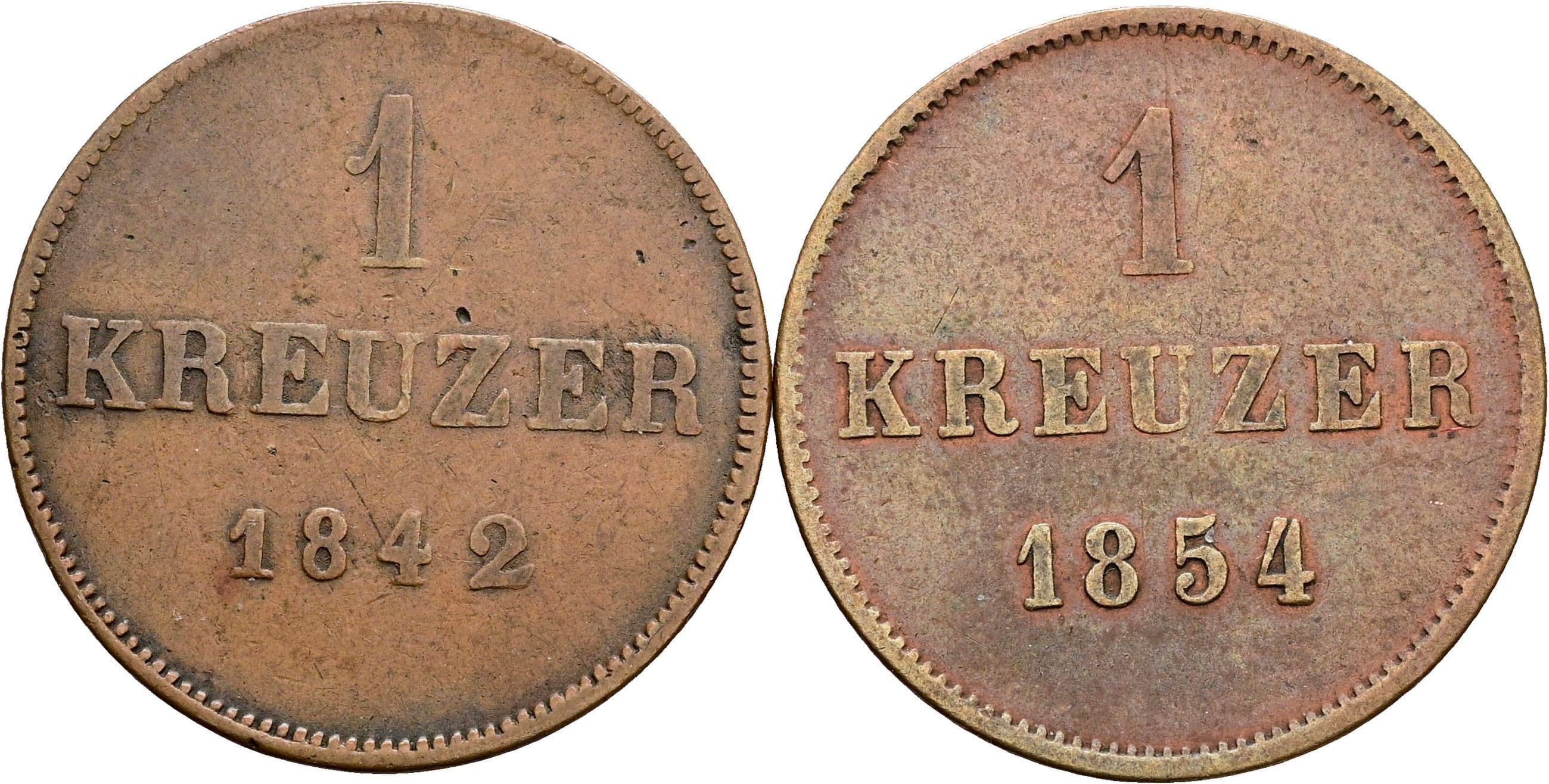 Lot 2 Stück Kreuzer