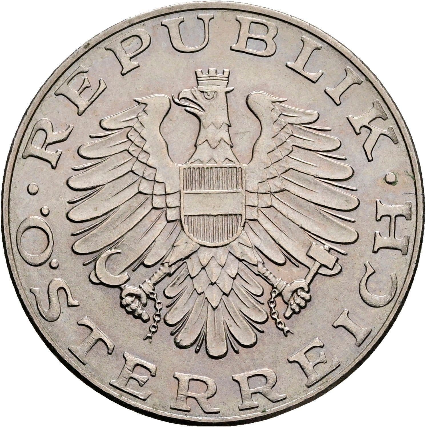 10 Schilling 1974 – Rückseite