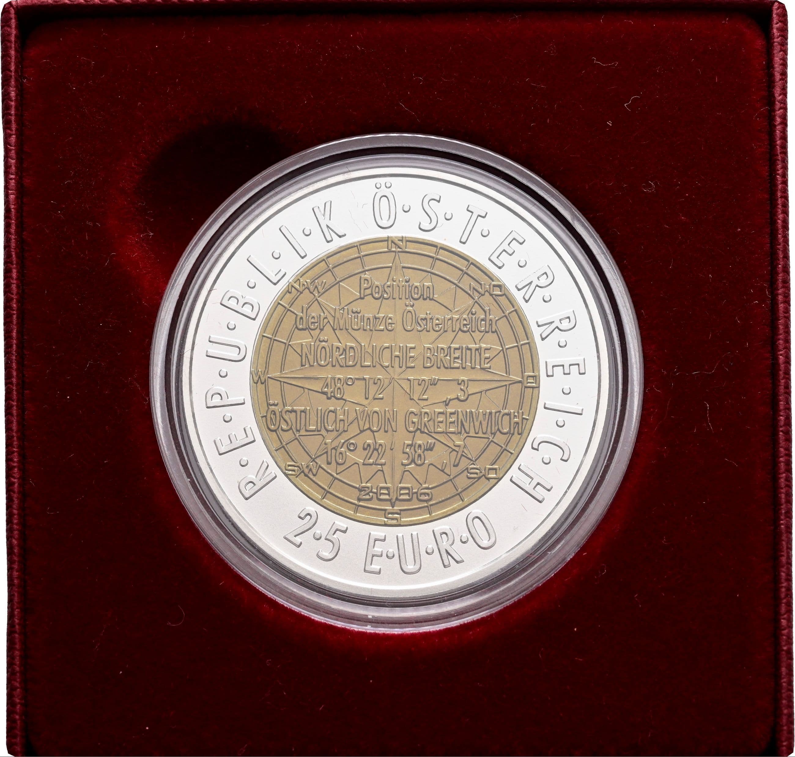 25 Euro Niob 2006 – Rückseite