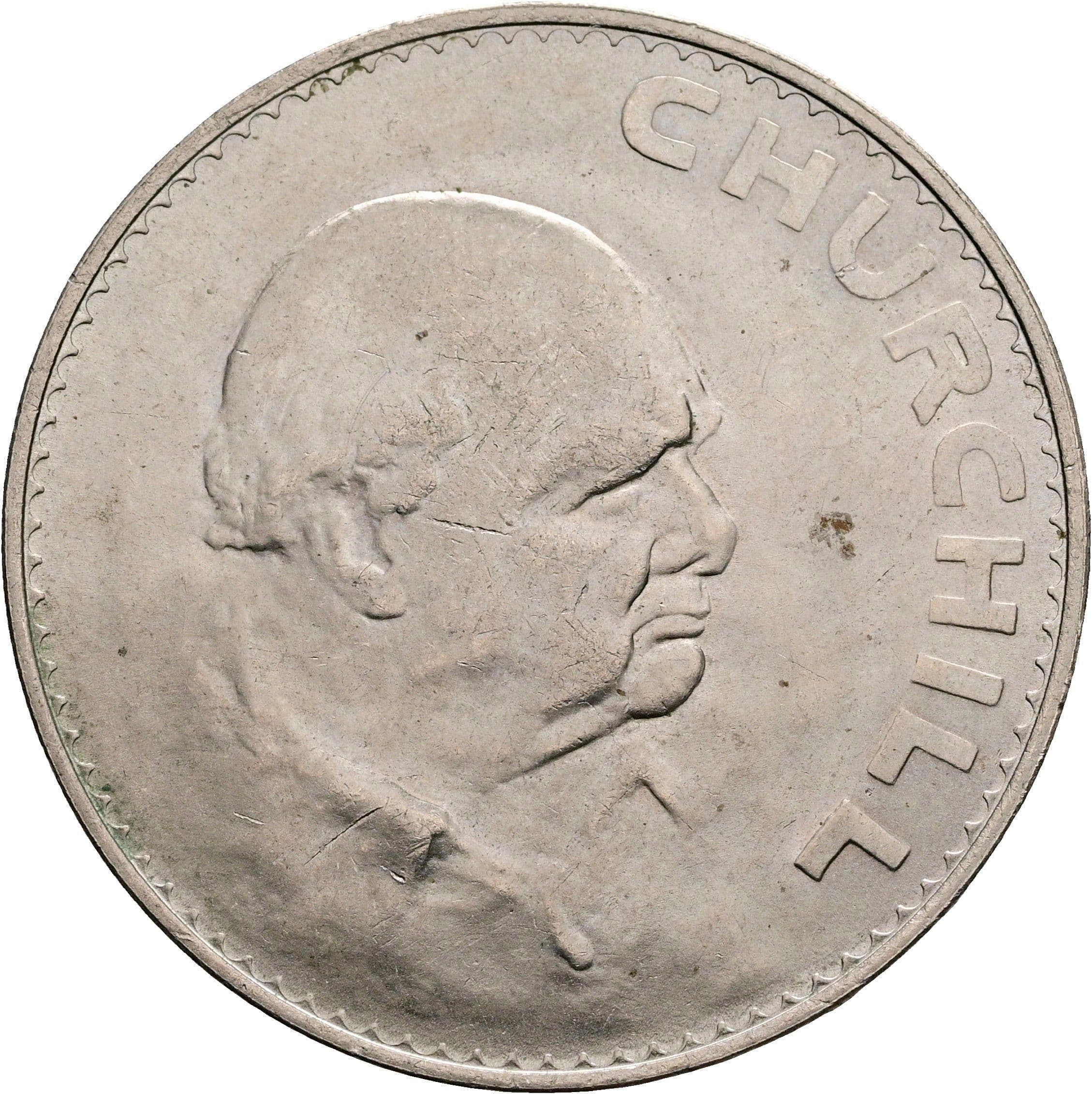 1 Crown Elisabeth II. 1952-2022 1965 – Rückseite