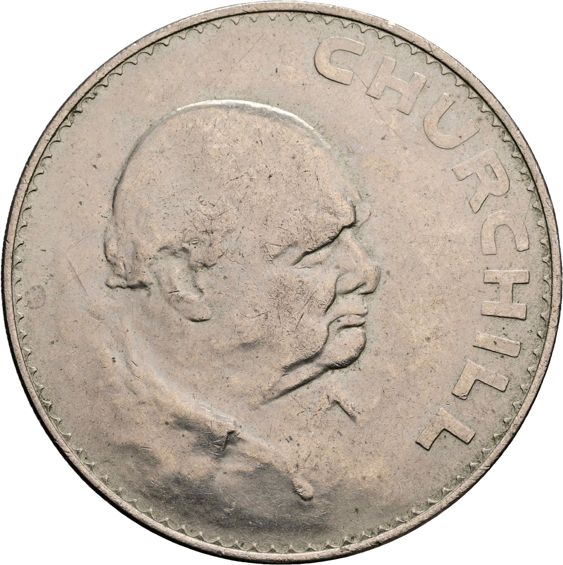 1 Crown Elisabeth II. 1952-2022 1965 – Rückseite